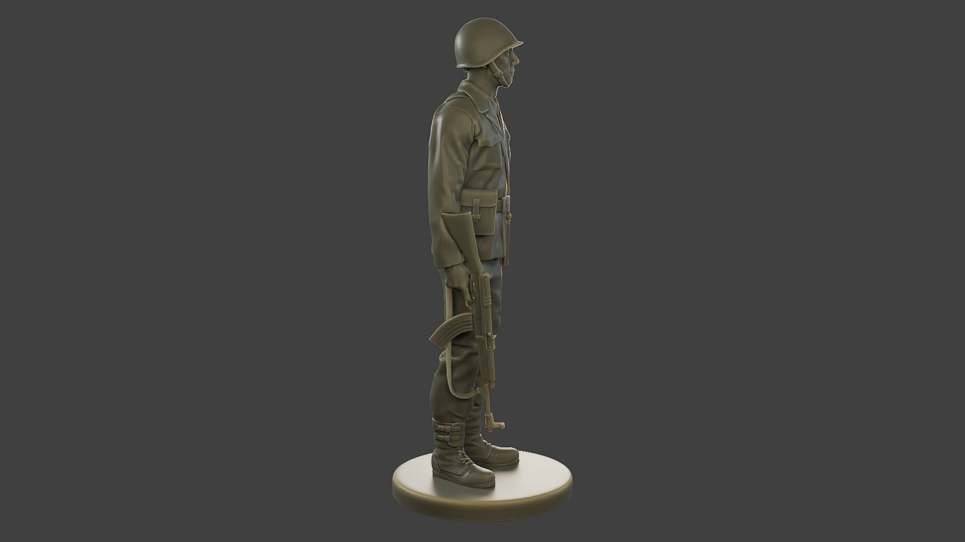 CzechSlovak Communist Soldier CCS1 001 3D print model_9