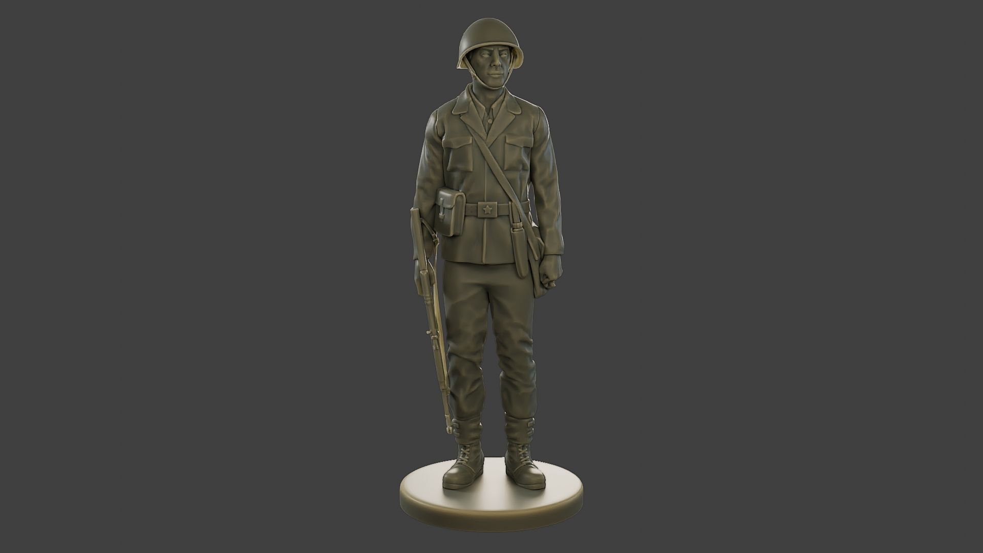 CzechSlovak Communist Soldier CCS1 001 3D print model_1