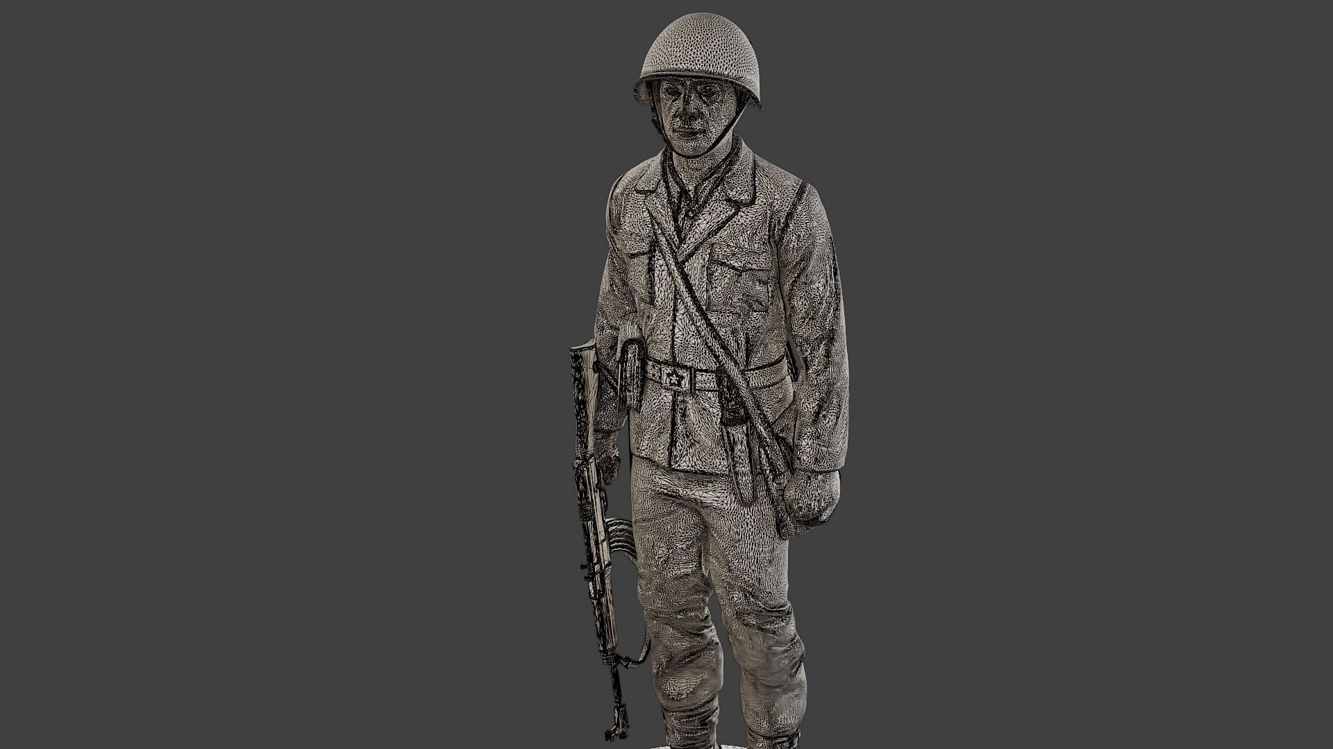 CzechSlovak Communist Soldier CCS1 001 3D print model_12