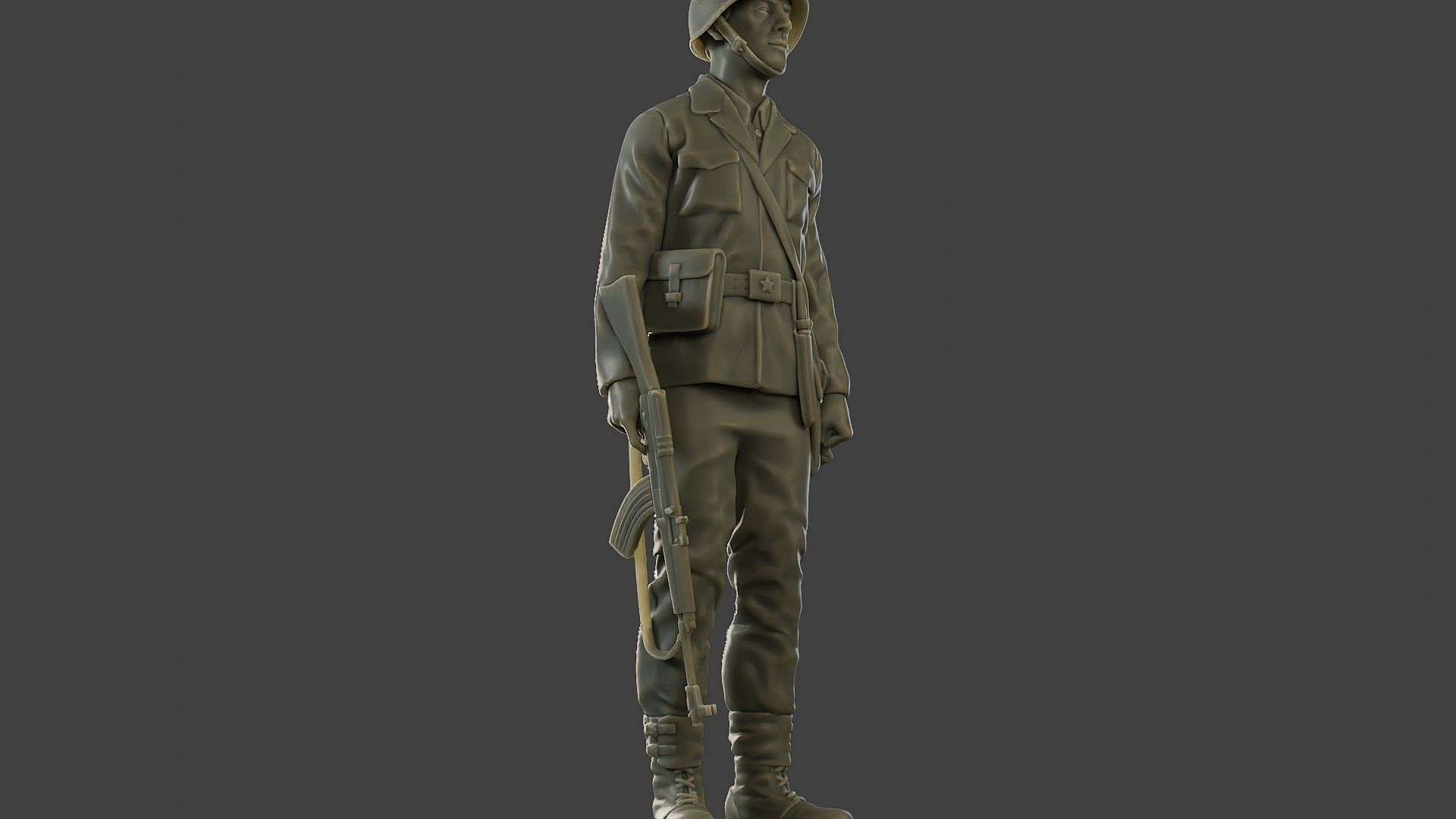 CzechSlovak Communist Soldier CCS1 001 3D print model_13