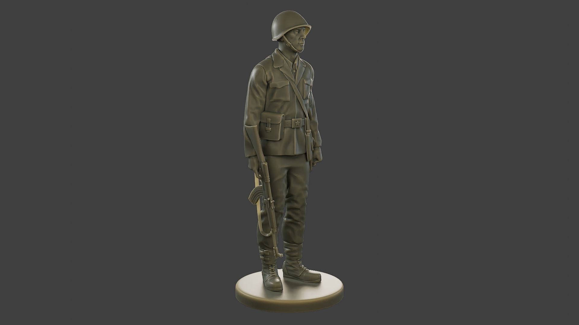 CzechSlovak Communist Soldier CCS1 001 3D print model_10