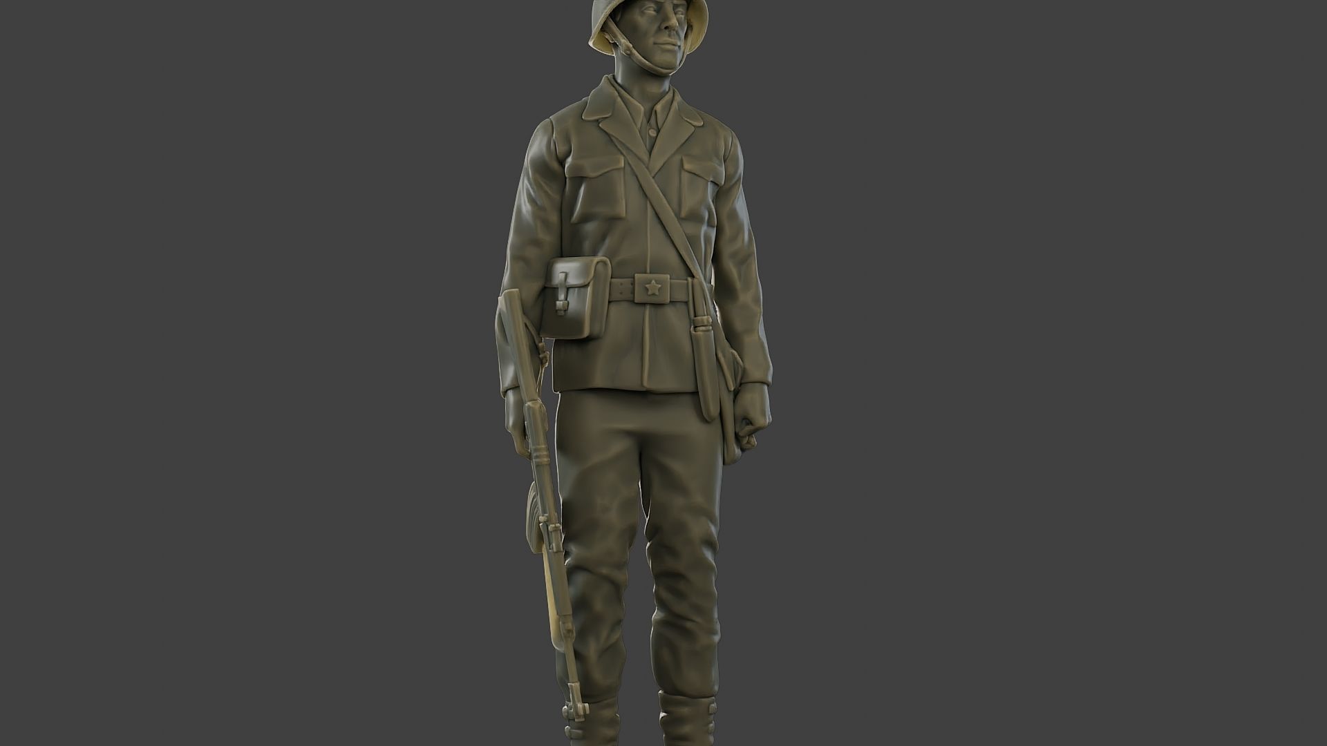 CzechSlovak Communist Soldier CCS1 001 3D print model_28