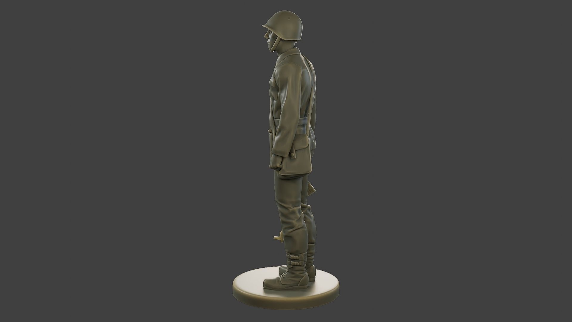 CzechSlovak Communist Soldier CCS1 001 3D print model_4