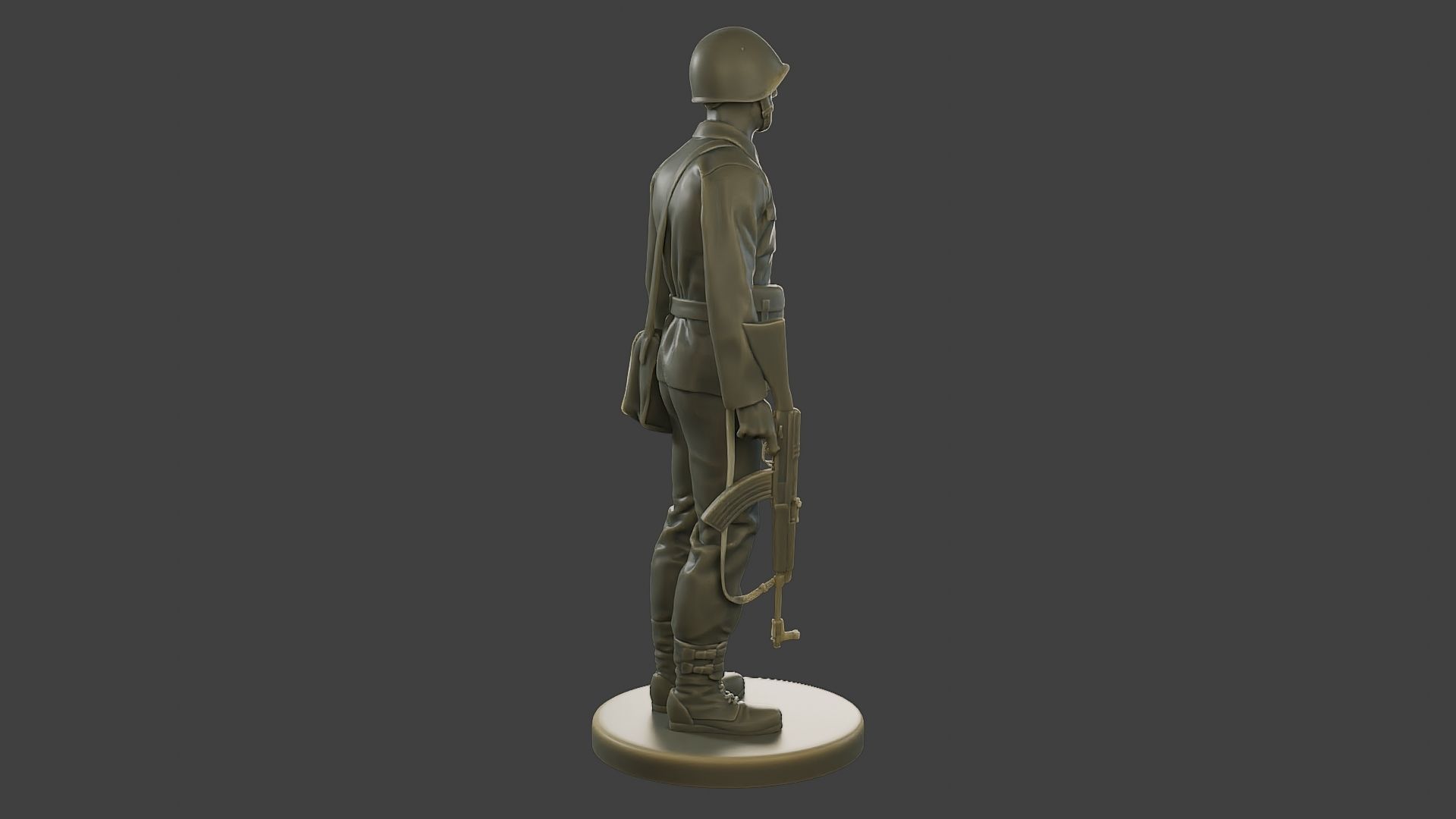 CzechSlovak Communist Soldier CCS1 001 3D print model_8