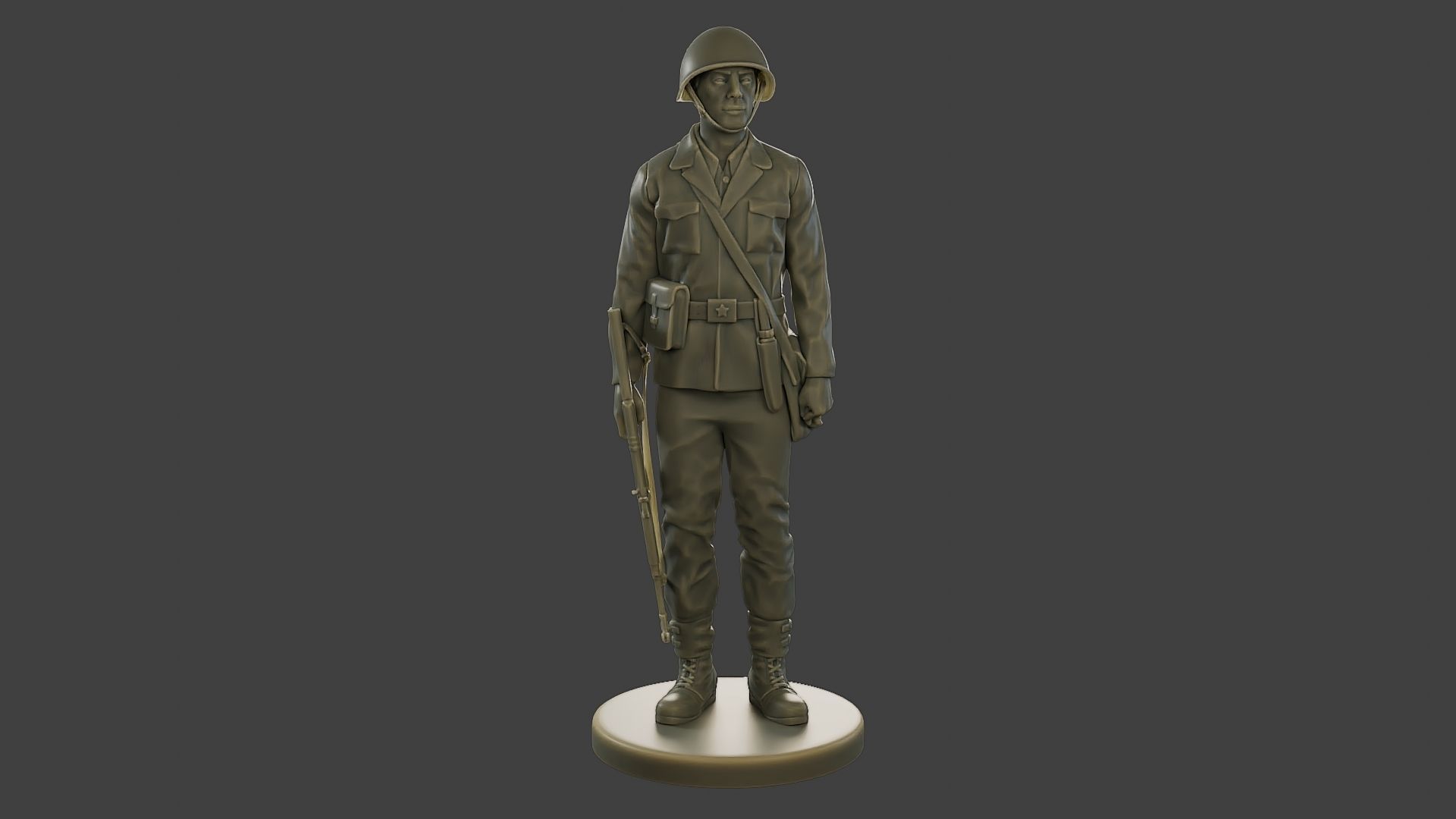 CzechSlovak Communist Soldier CCS1 001 3D print model_11