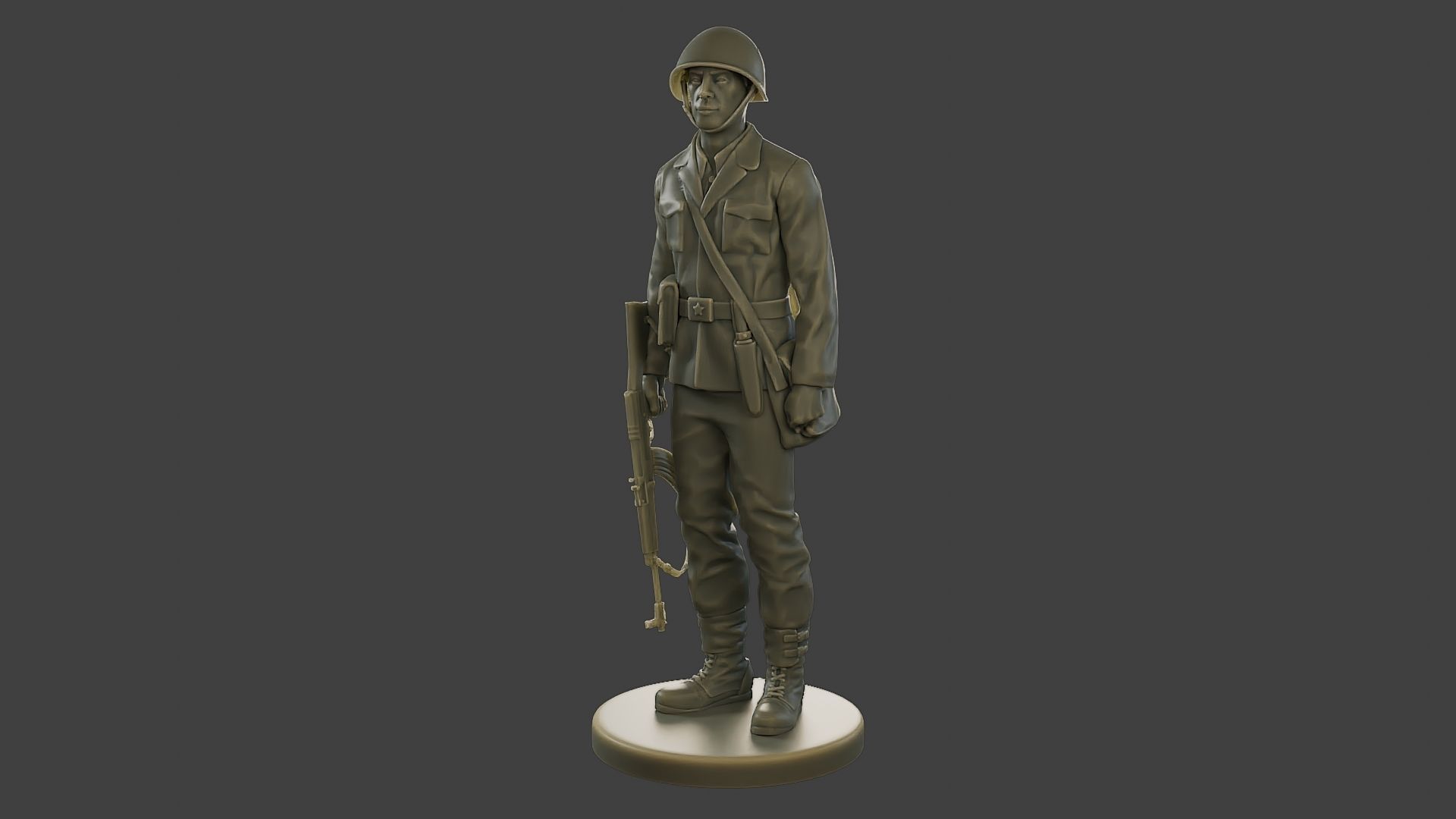 CzechSlovak Communist Soldier CCS1 001 3D print model_2