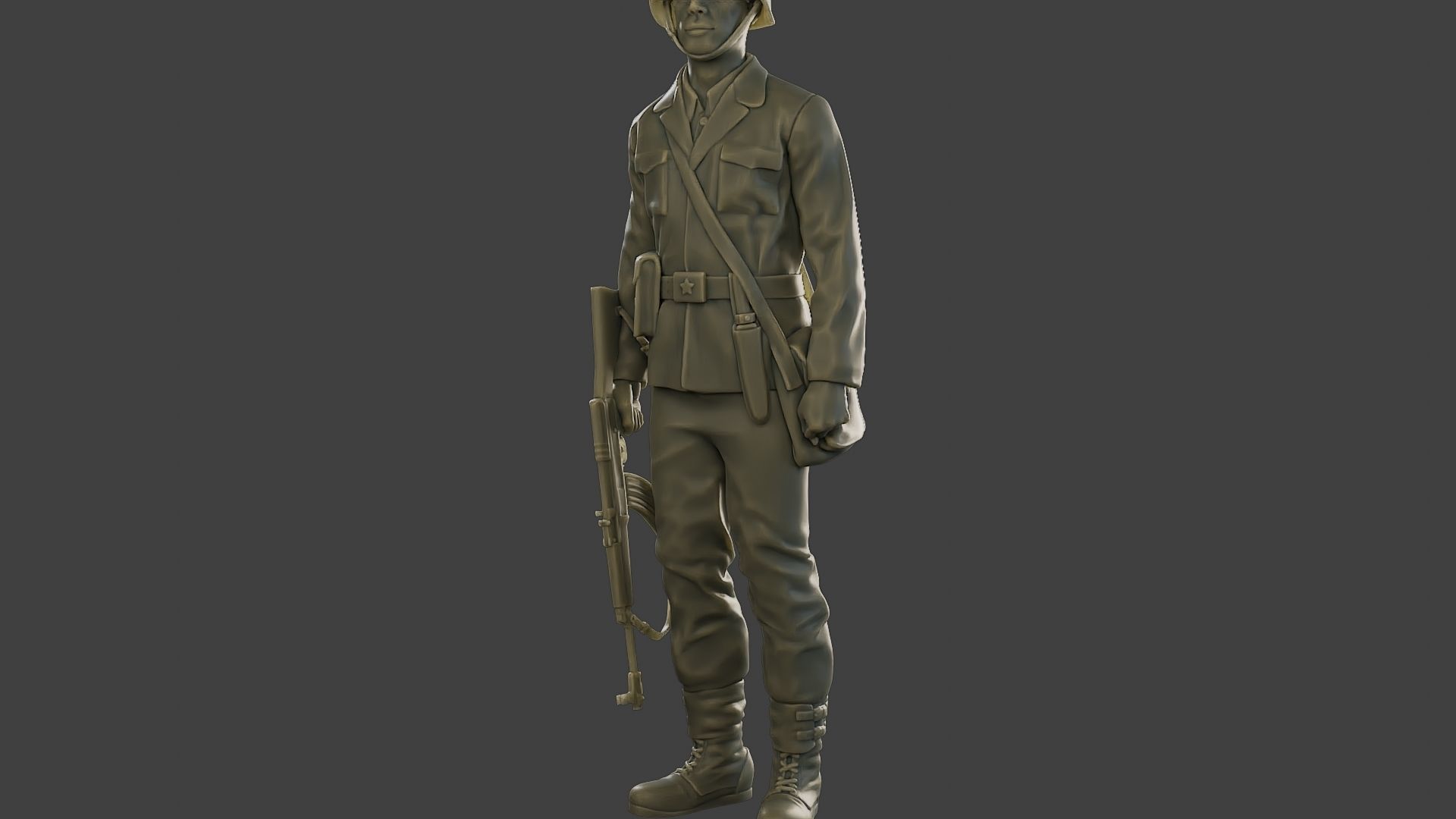 CzechSlovak Communist Soldier CCS1 001 3D print model_27