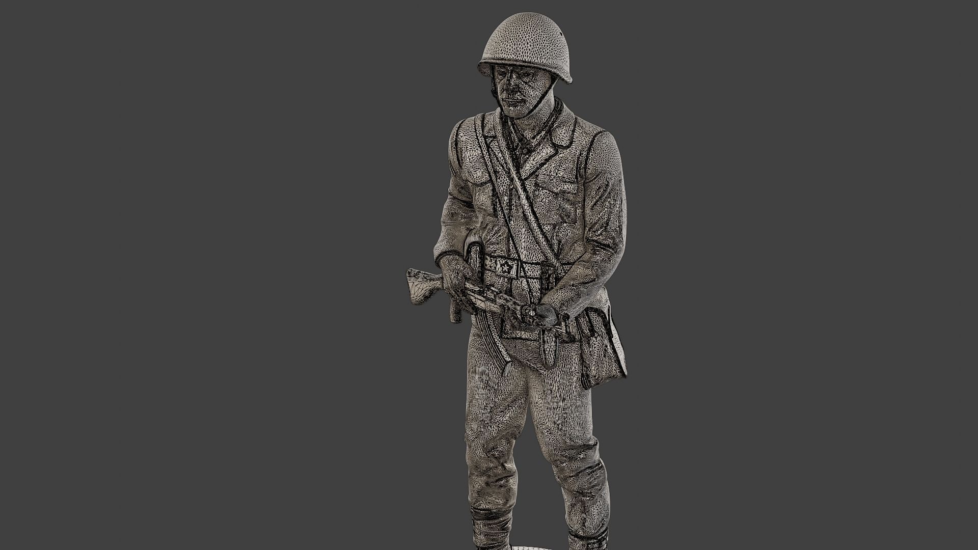 CzechSlovak Communist Soldier CCS1 002 3D print model_12