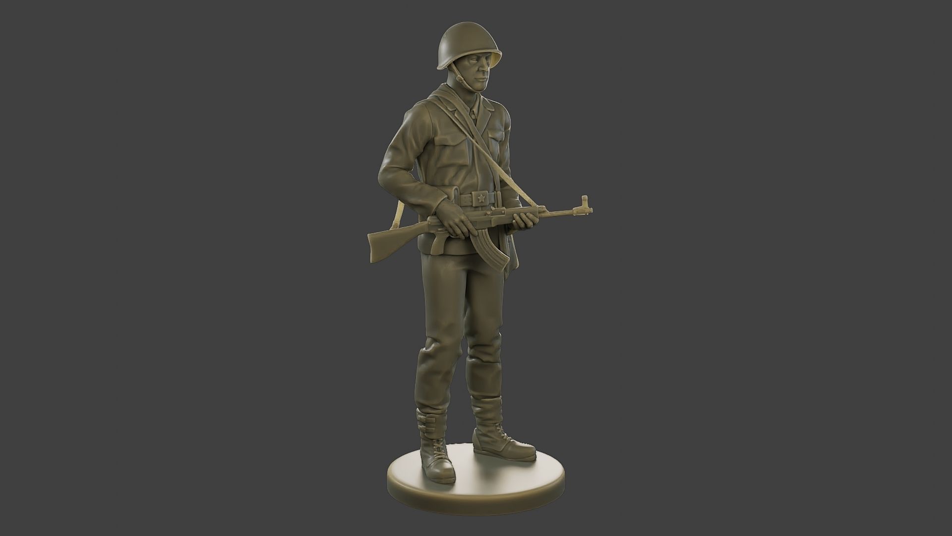 CzechSlovak Communist Soldier CCS1 002 3D print model_10