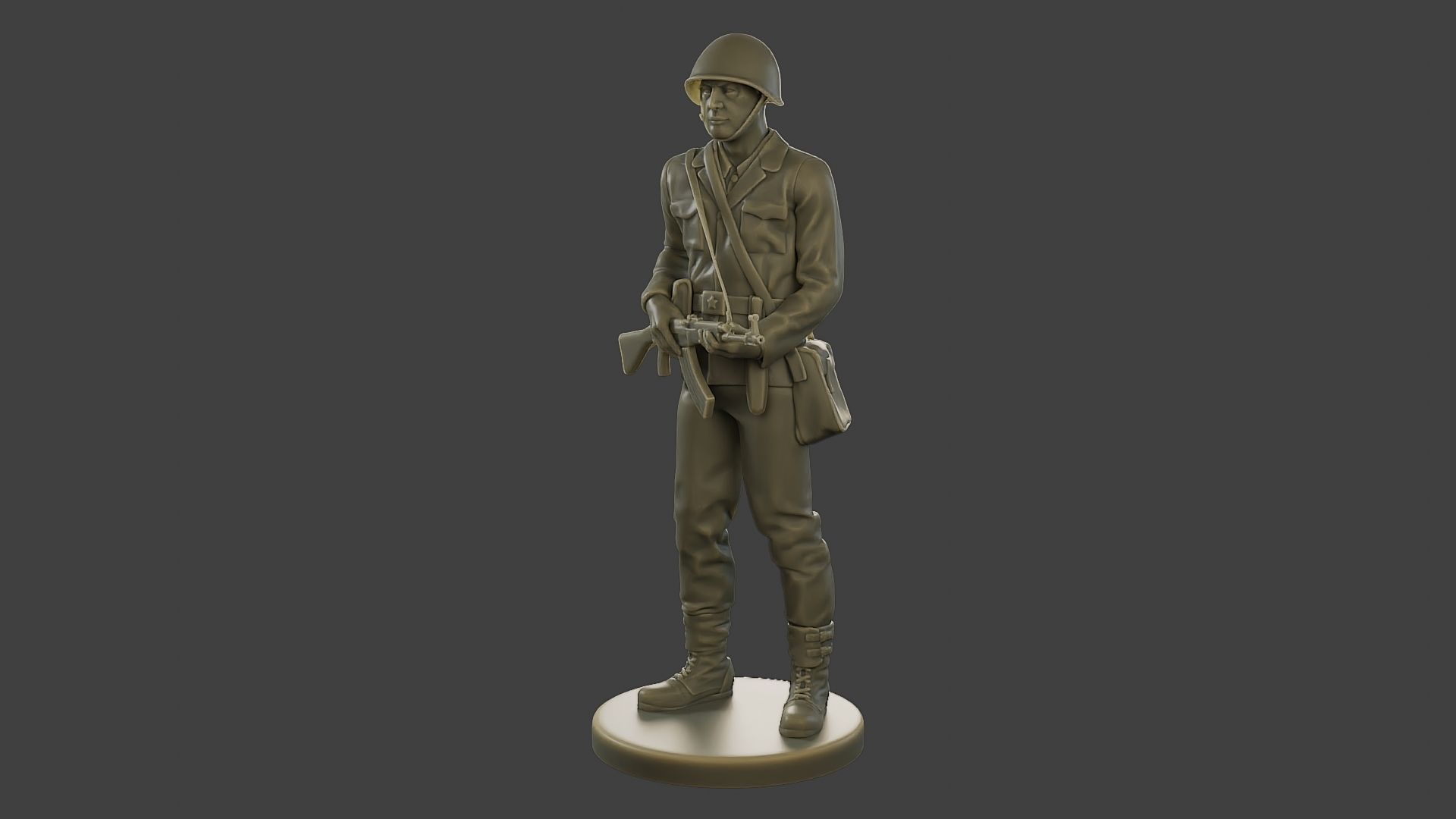 CzechSlovak Communist Soldier CCS1 002 3D print model_2