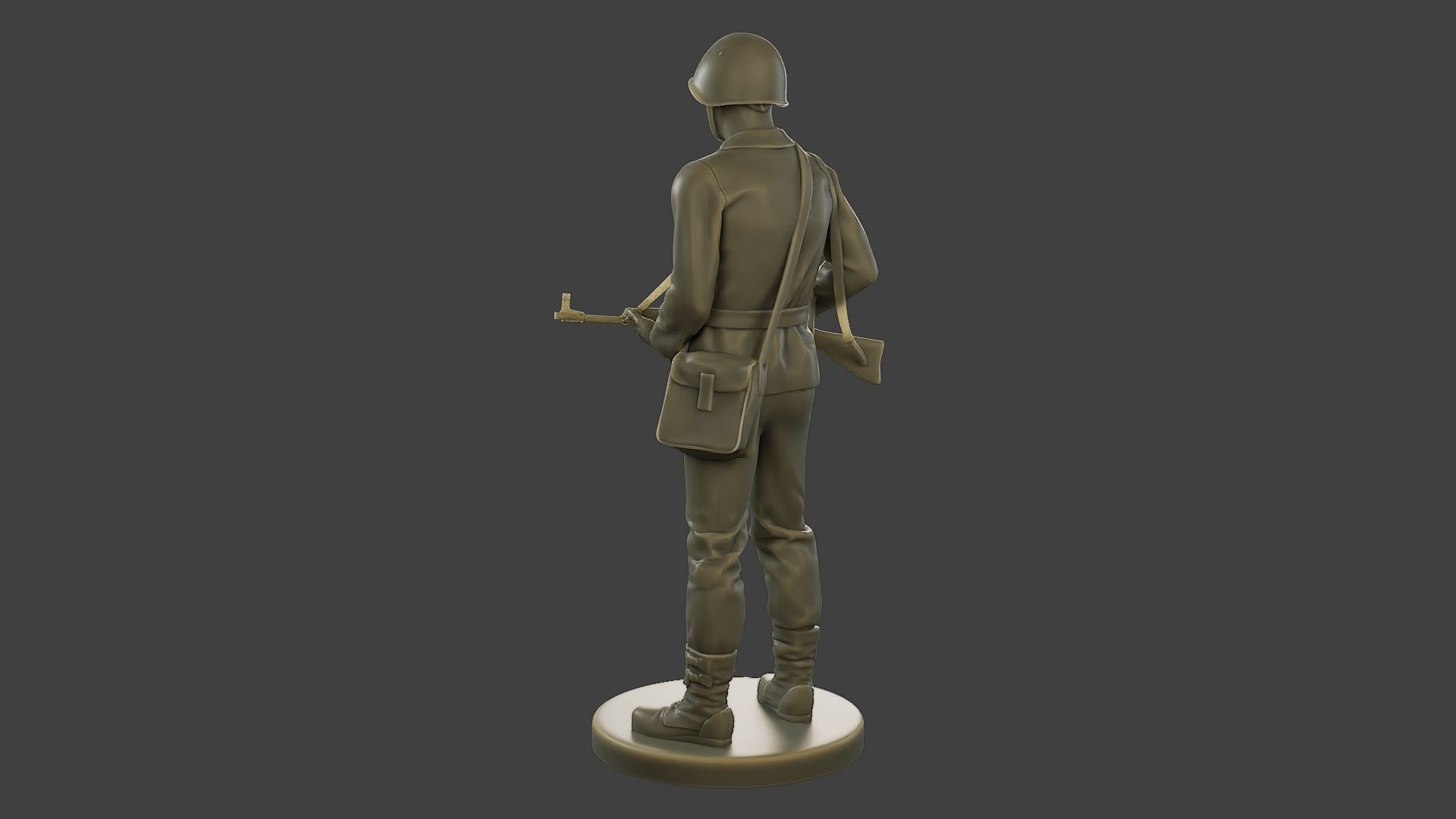 CzechSlovak Communist Soldier CCS1 002 3D print model_5