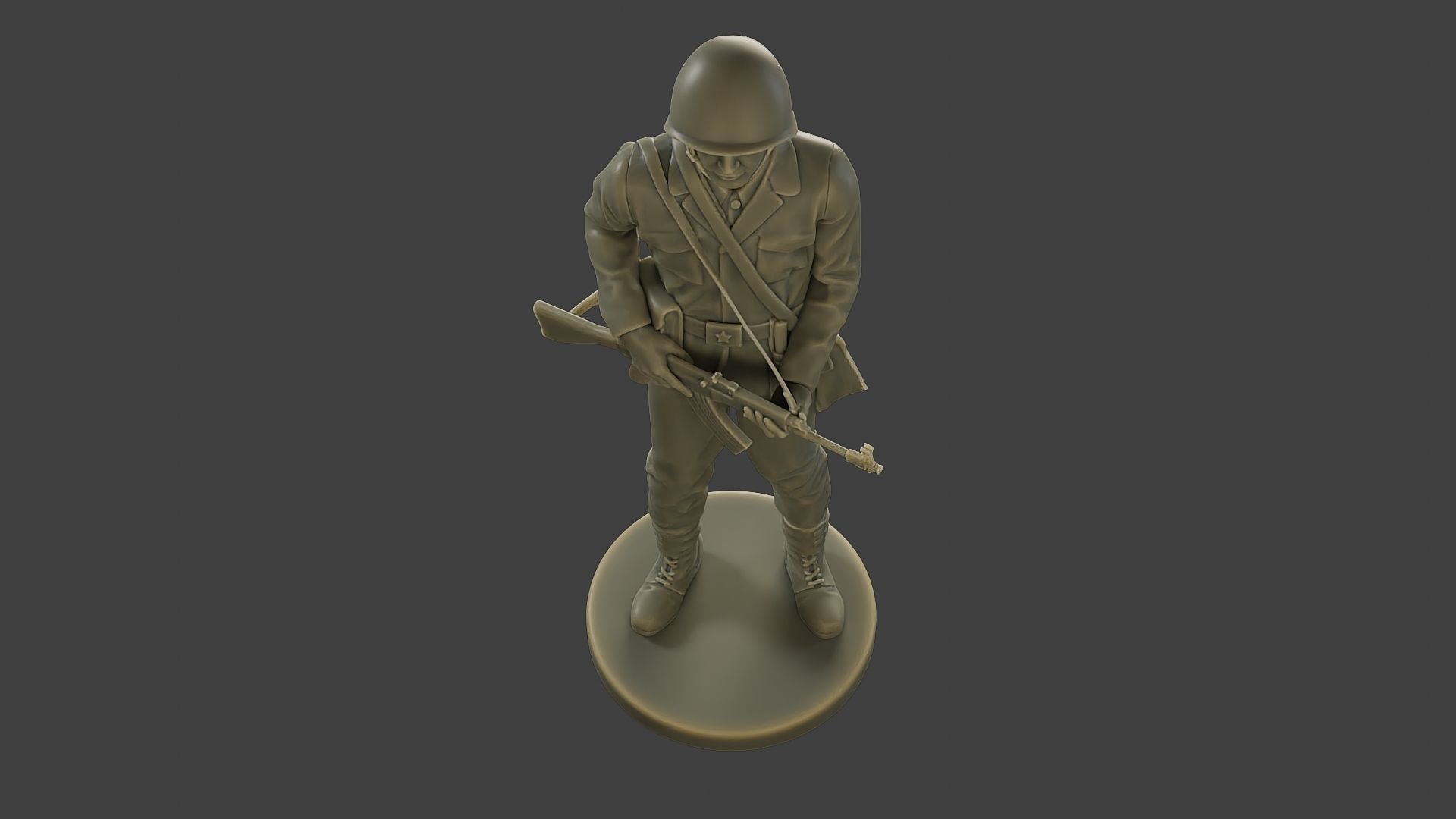 CzechSlovak Communist Soldier CCS1 002 3D print model_14