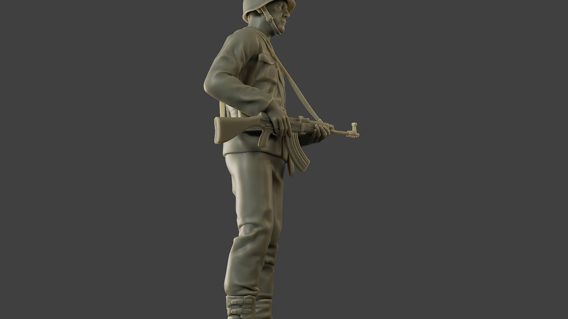 CzechSlovak Communist Soldier CCS1 002 3D print model_29