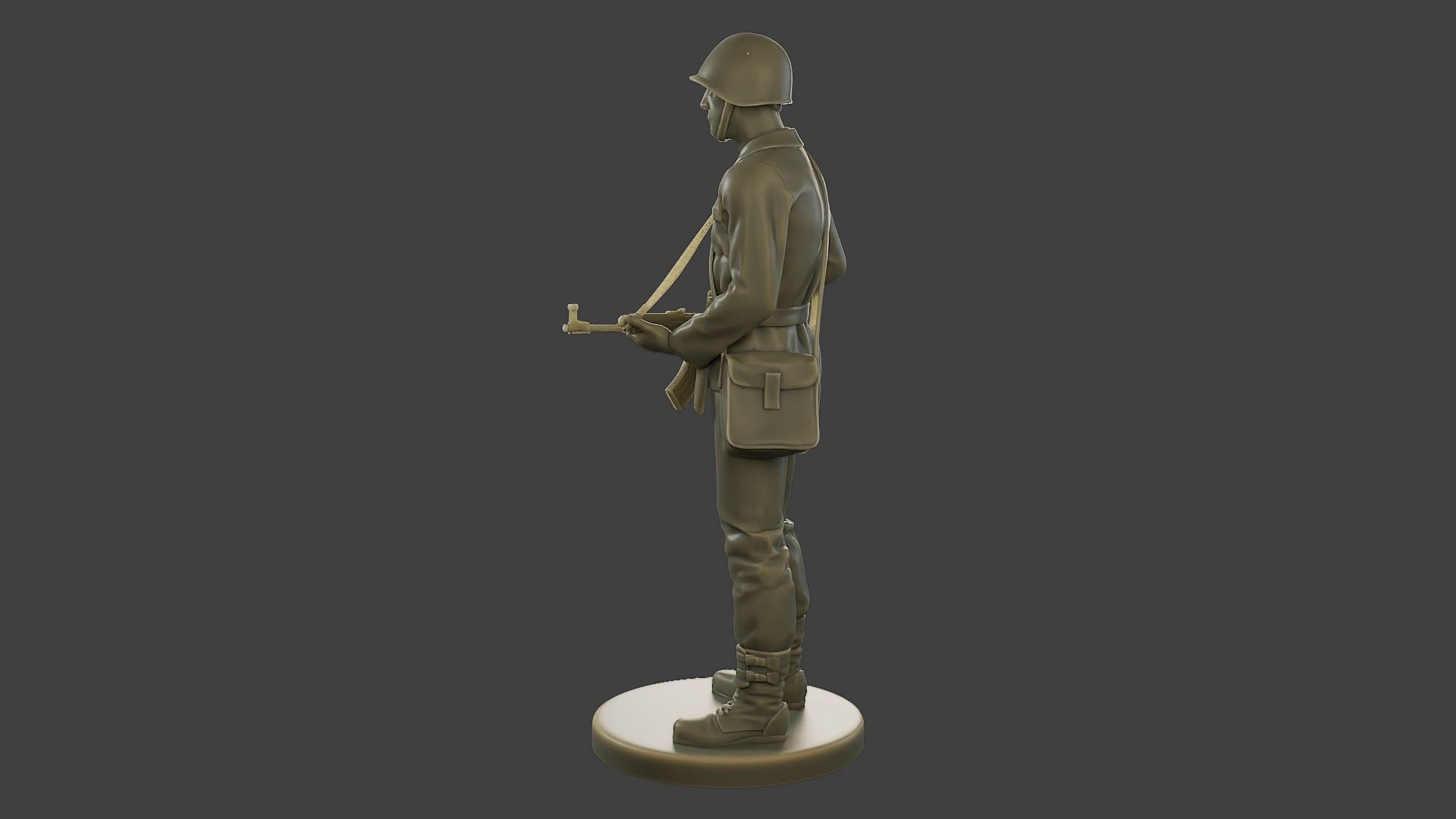 CzechSlovak Communist Soldier CCS1 002 3D print model_4
