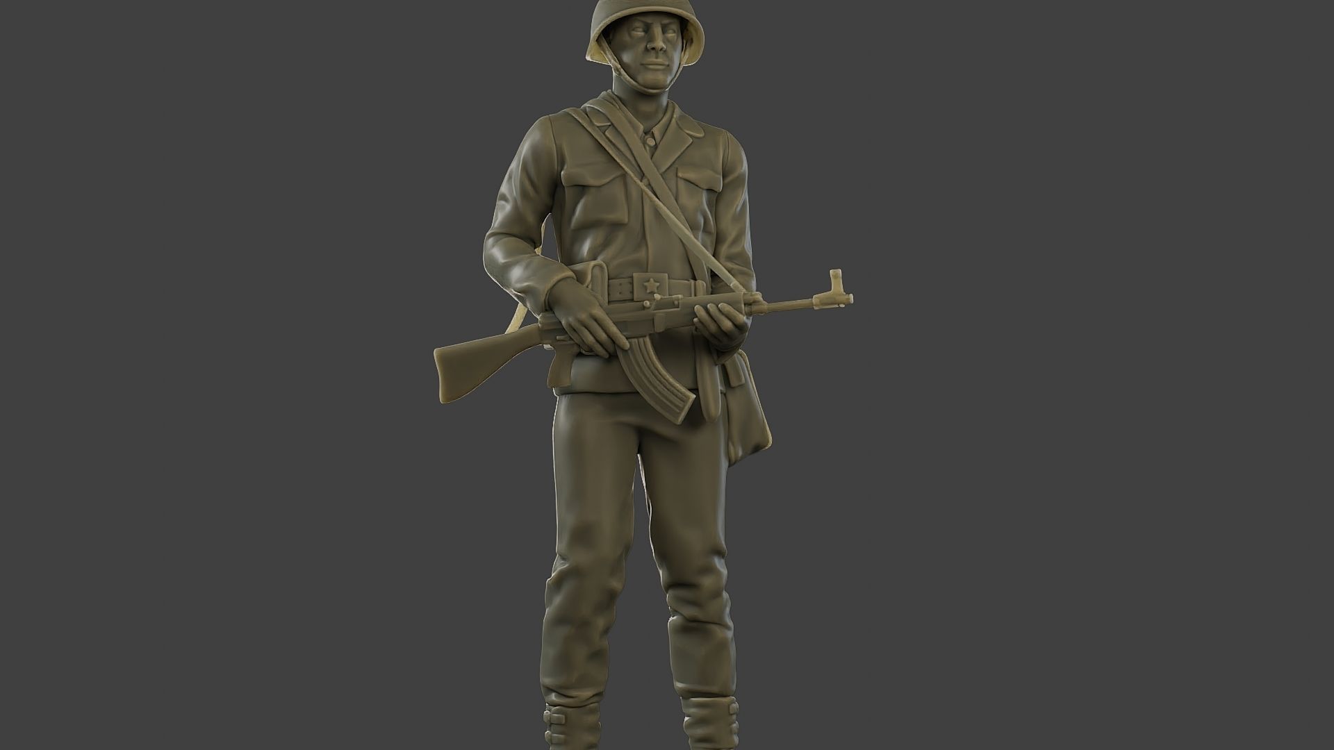 CzechSlovak Communist Soldier CCS1 002 3D print model_28