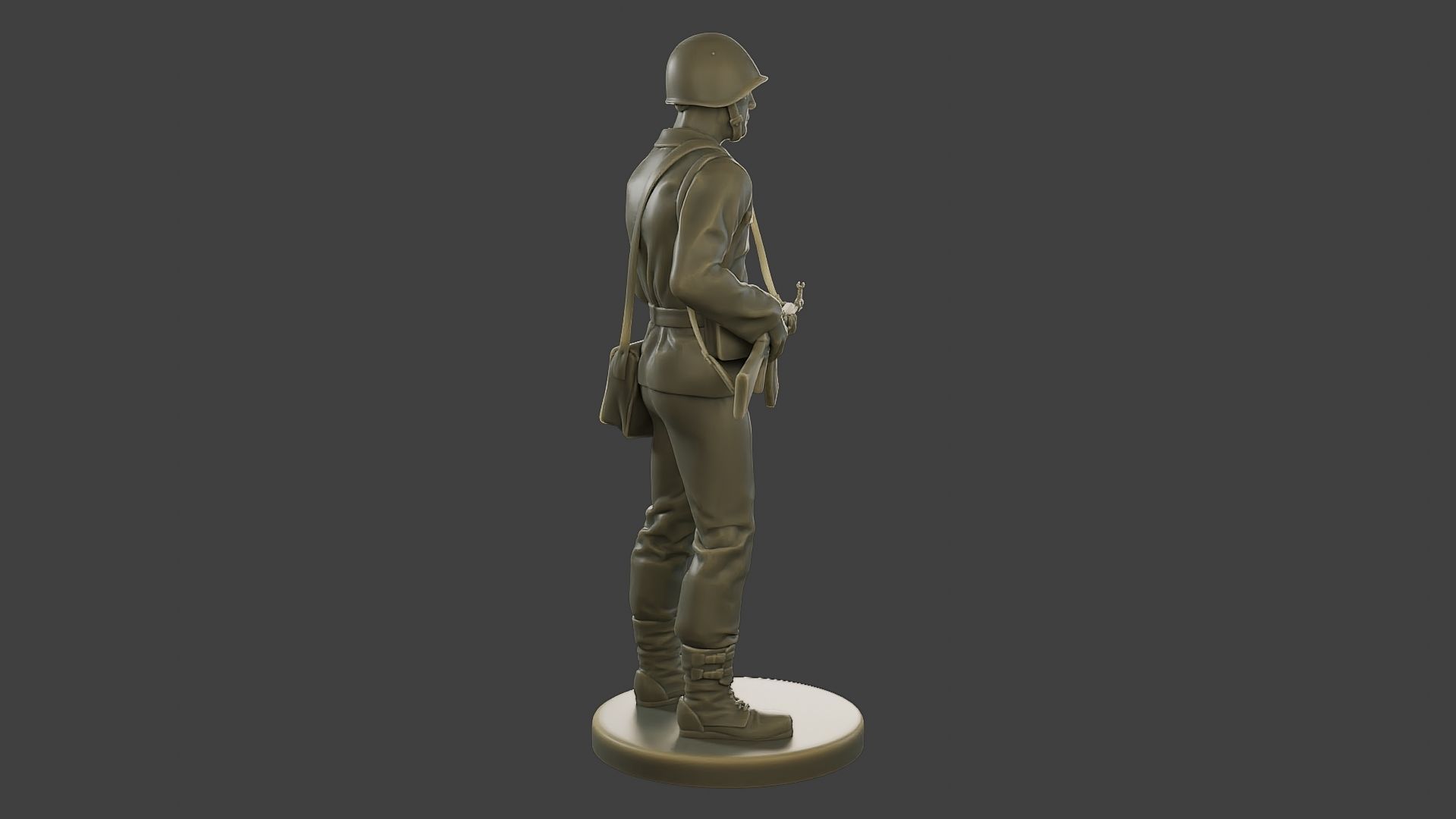 CzechSlovak Communist Soldier CCS1 002 3D print model_8