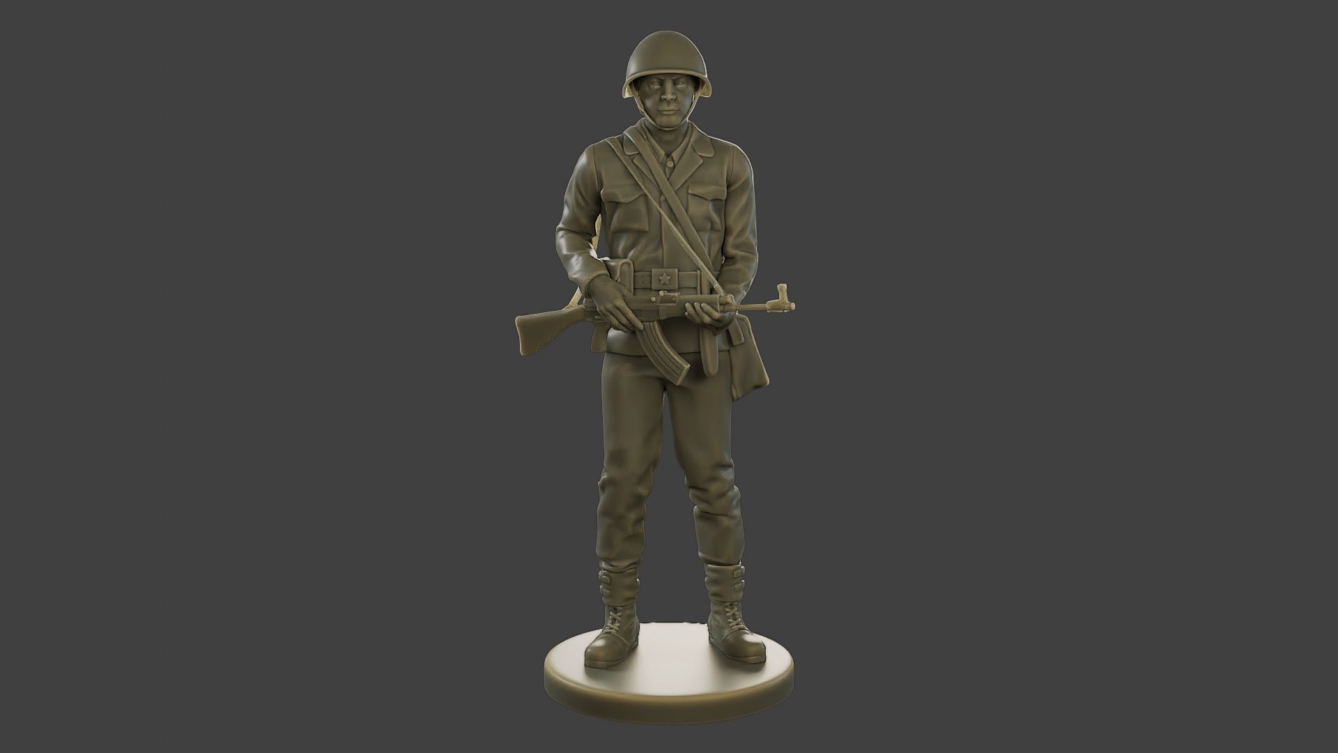 CzechSlovak Communist Soldier CCS1 002 3D print model_11