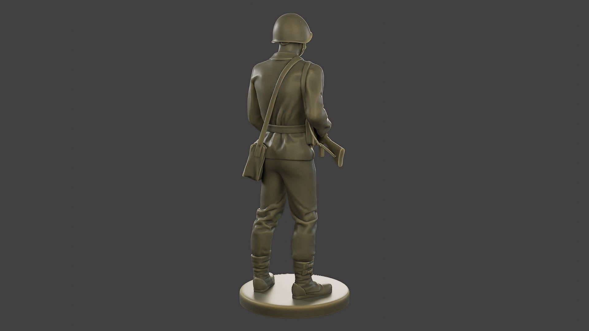 CzechSlovak Communist Soldier CCS1 002 3D print model_7