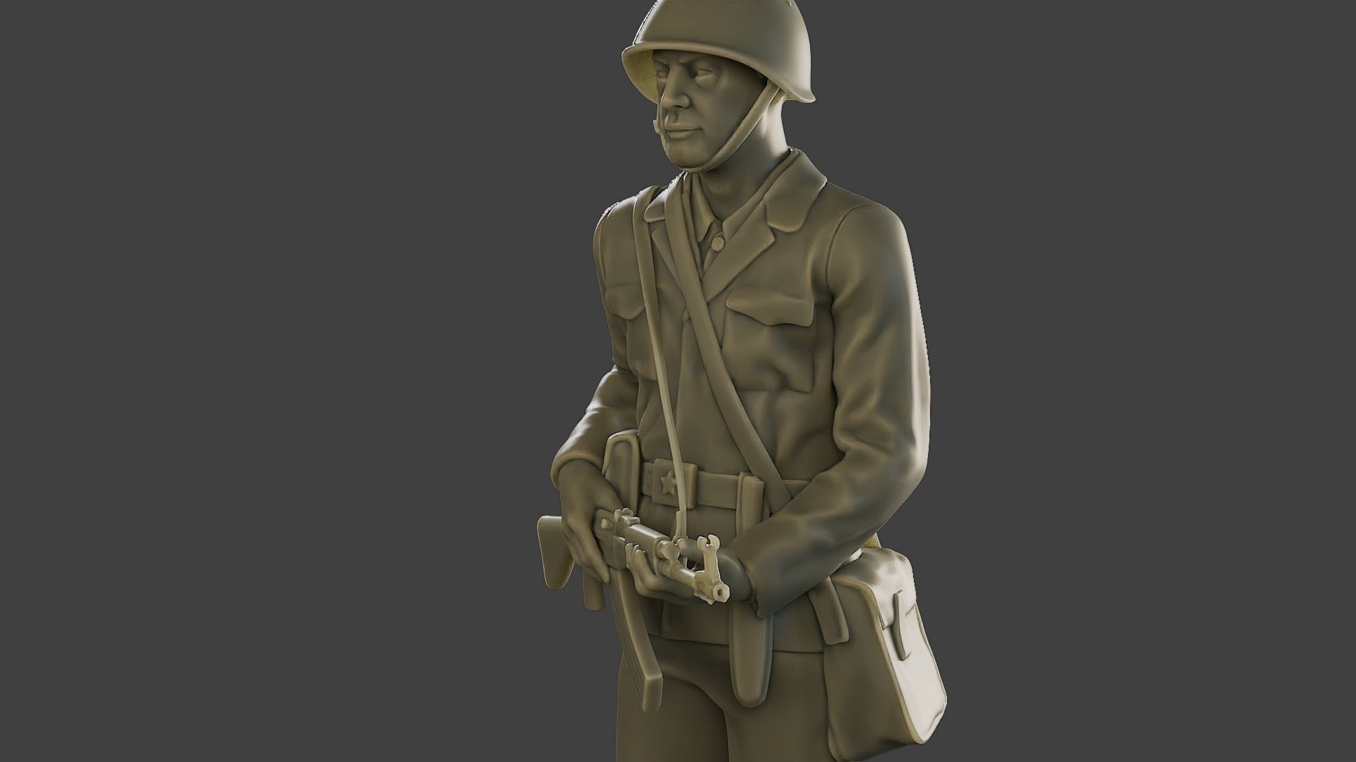 CzechSlovak Communist Soldier CCS1 002 3D print model_18