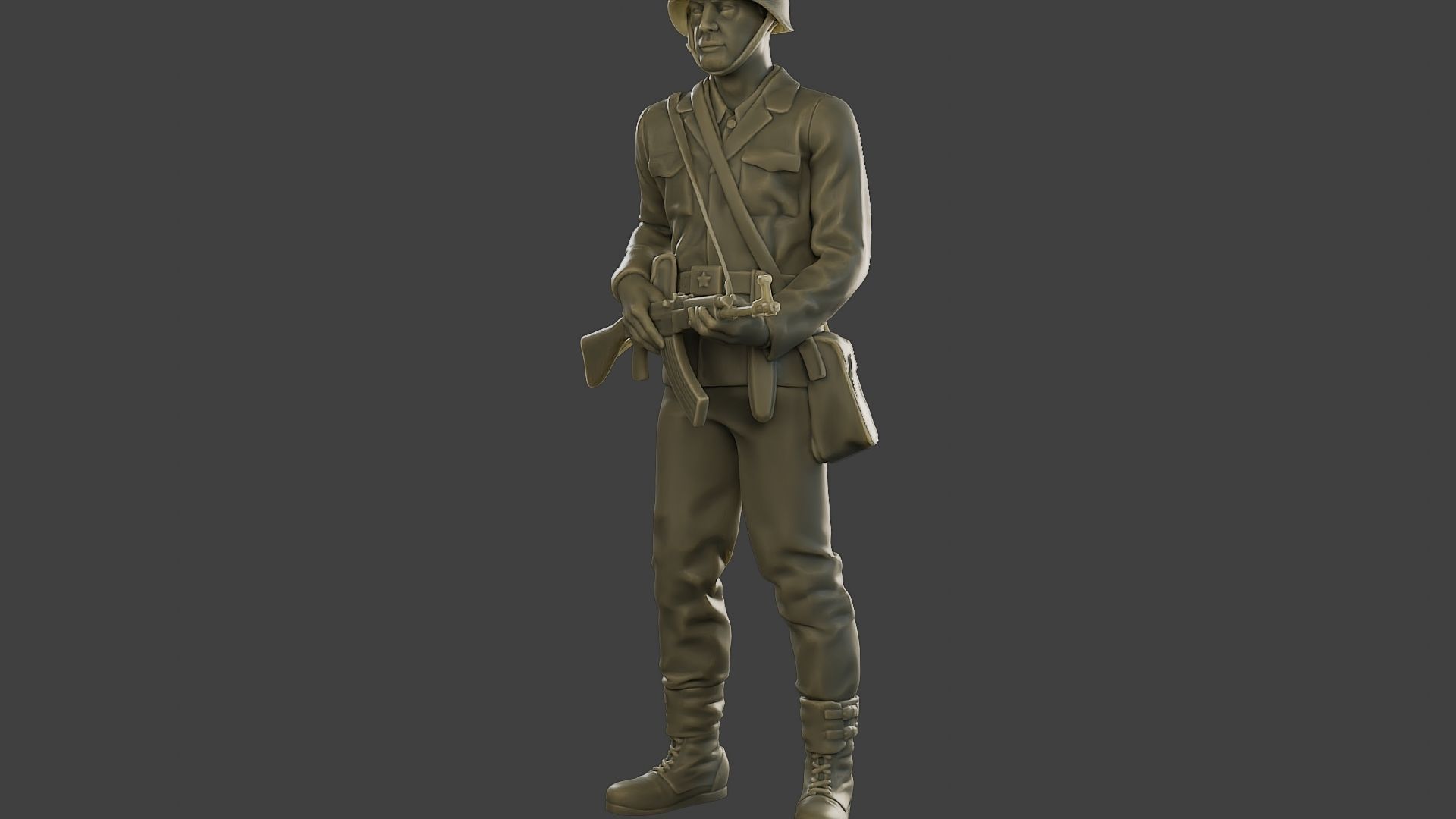 CzechSlovak Communist Soldier CCS1 002 3D print model_27