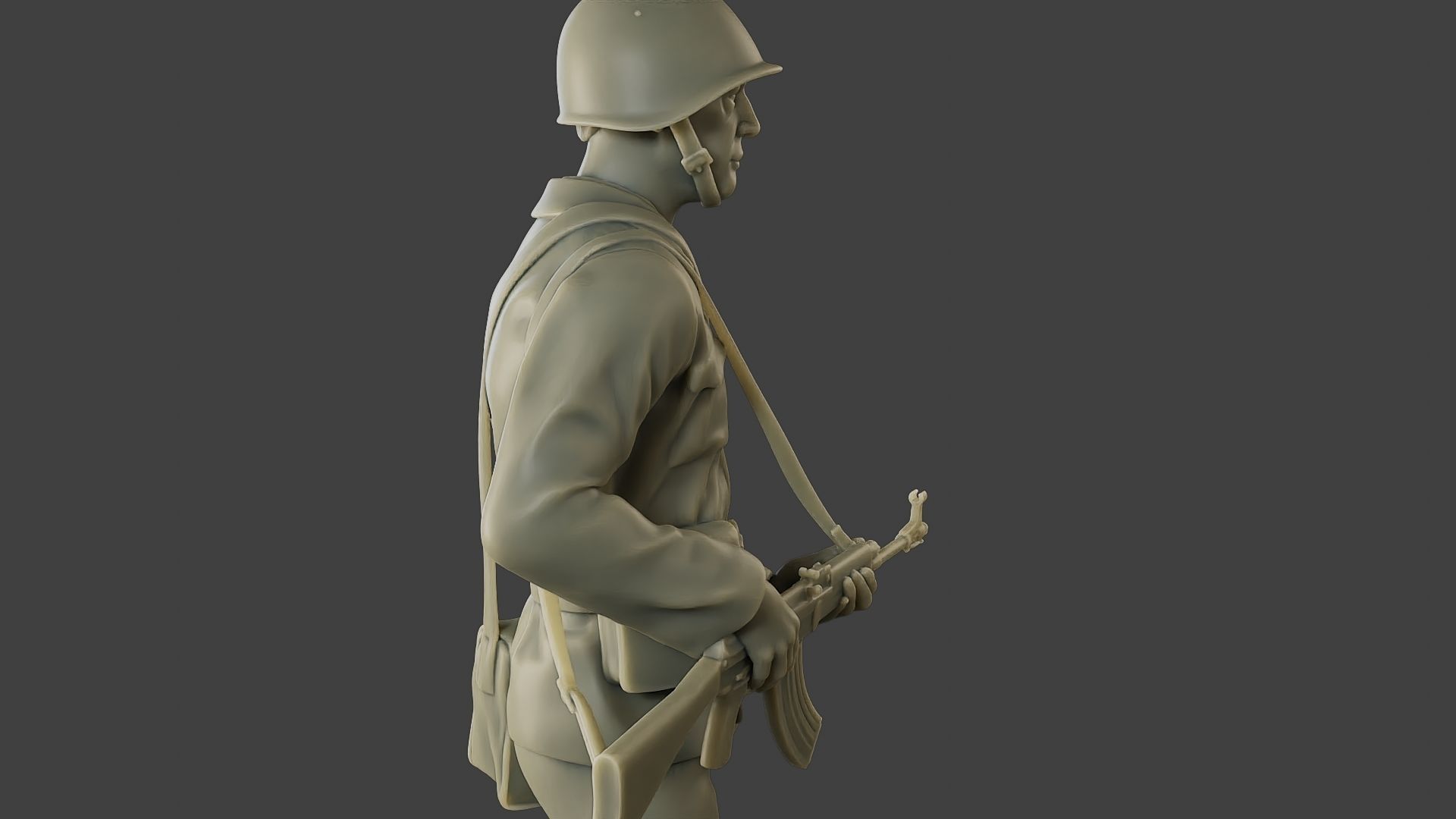 CzechSlovak Communist Soldier CCS1 002 3D print model_20