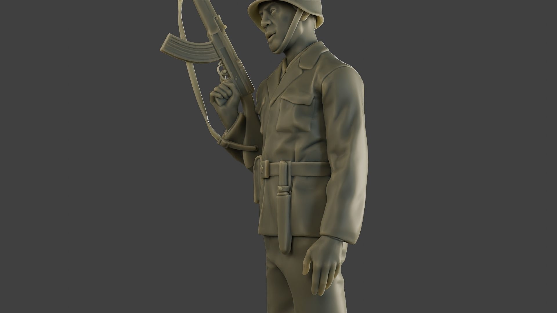 CzechSlovak Communist Soldier CCS1 003 3D print model_17