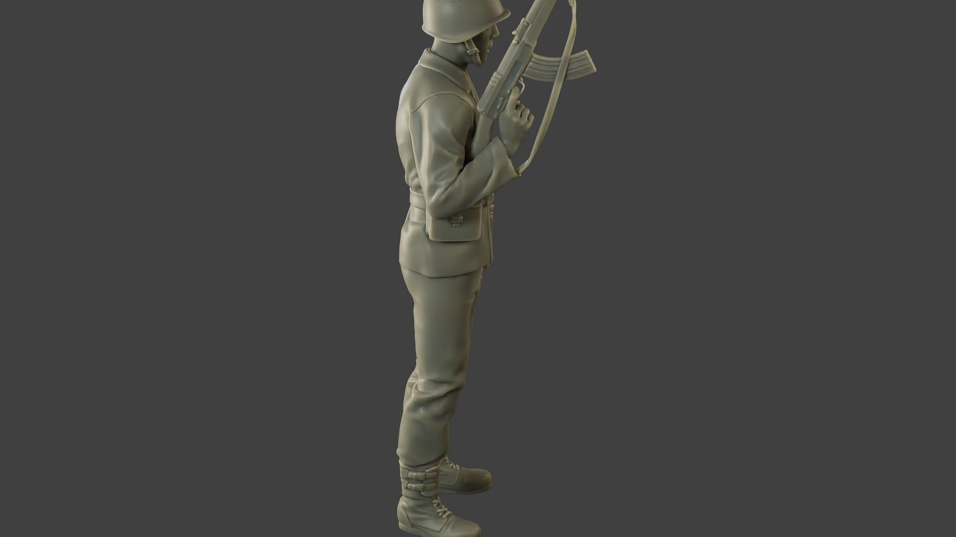CzechSlovak Communist Soldier CCS1 003 3D print model_30