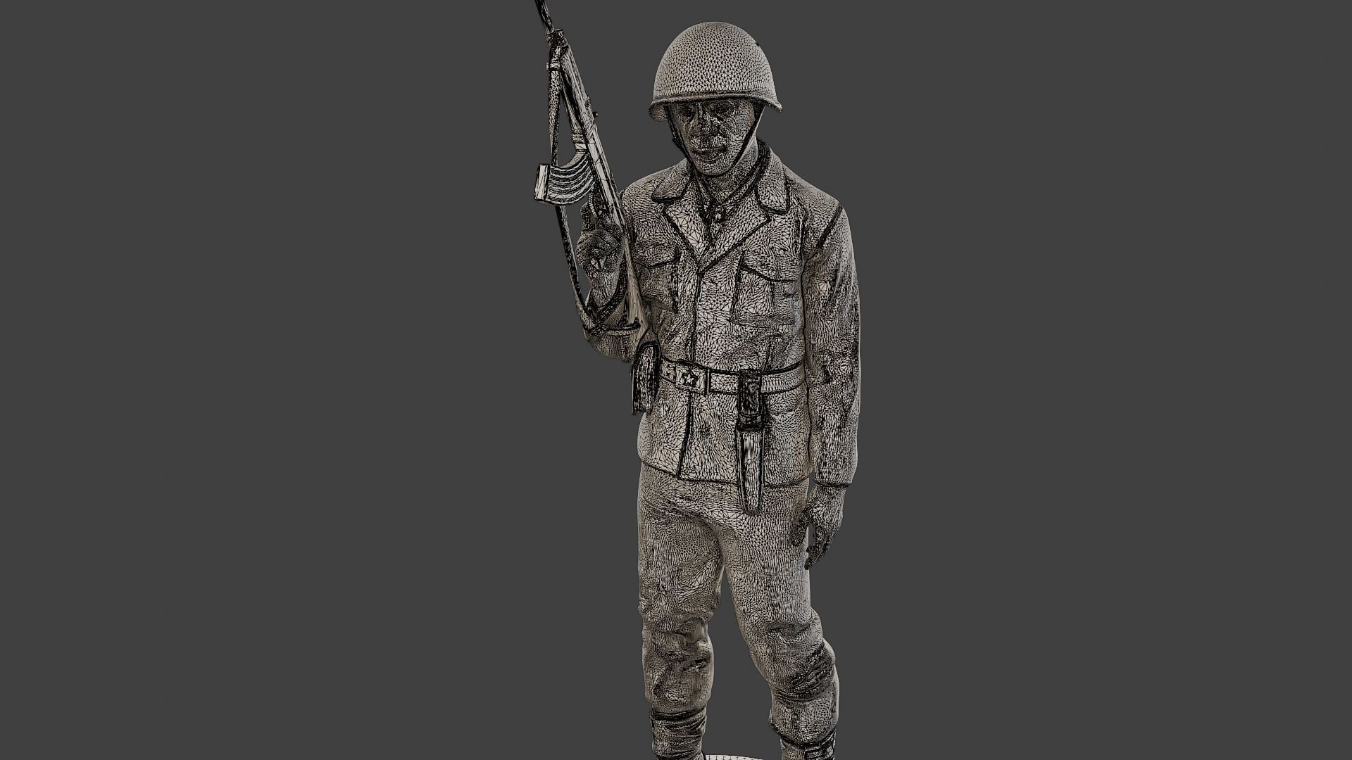 CzechSlovak Communist Soldier CCS1 003 3D print model_12