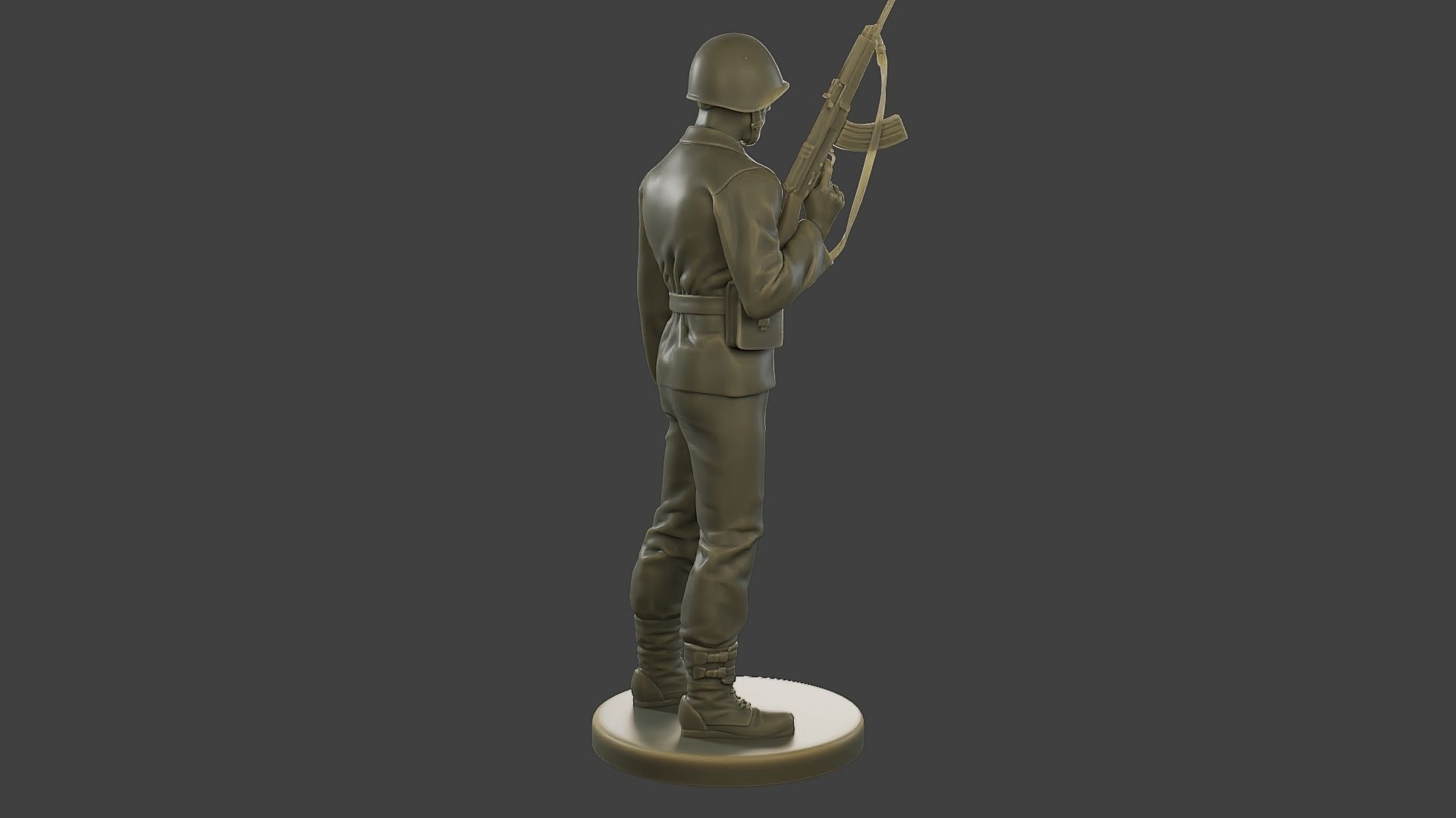 CzechSlovak Communist Soldier CCS1 003 3D print model_8