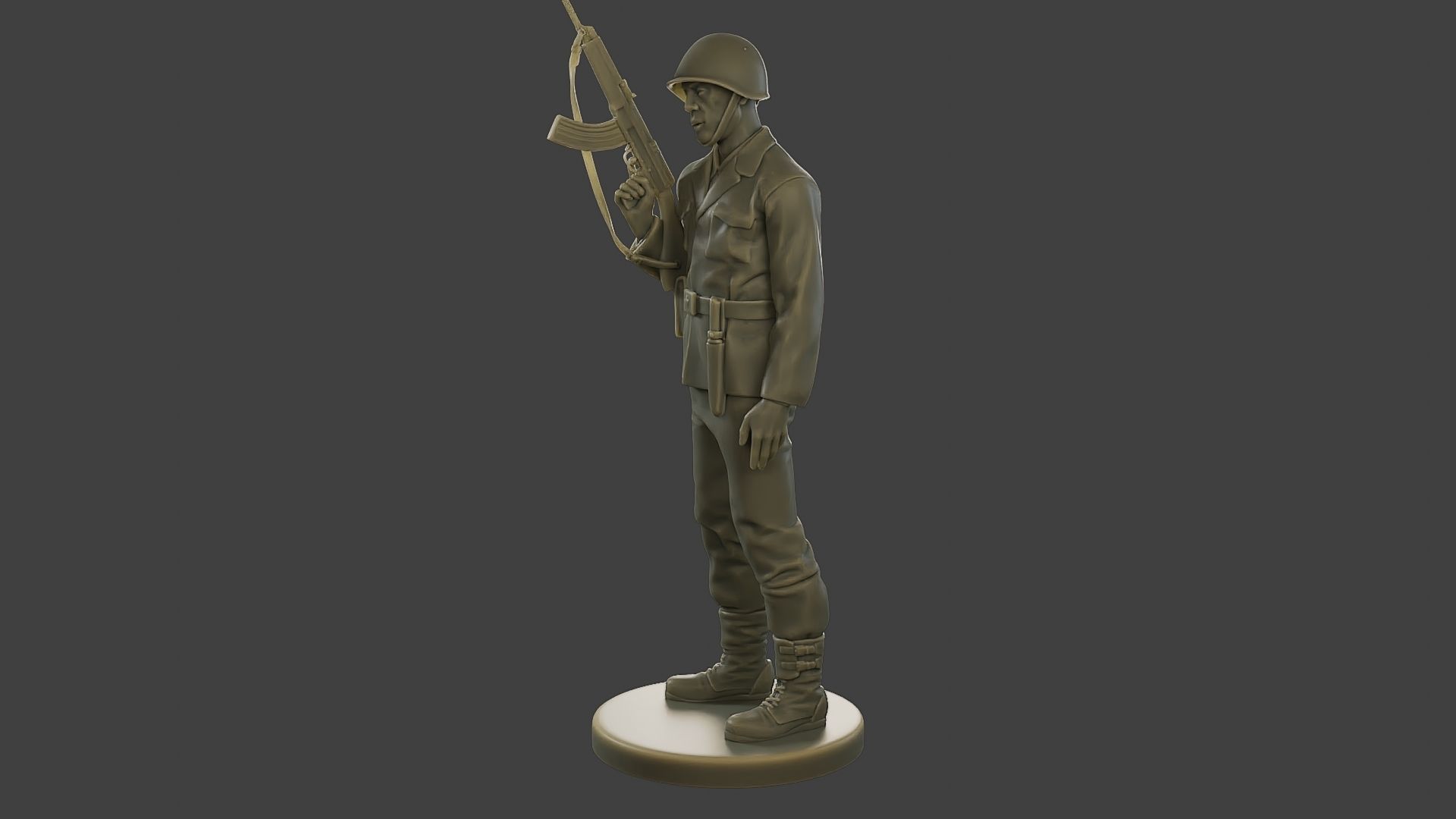 CzechSlovak Communist Soldier CCS1 003 3D print model_3