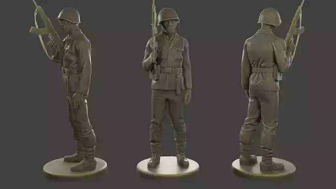 CzechSlovak Communist Soldier CCS1 003 3D print model
