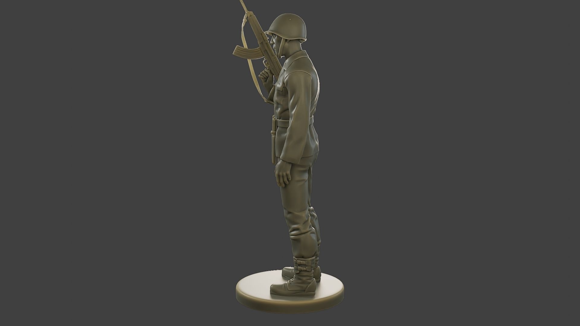 CzechSlovak Communist Soldier CCS1 003 3D print model_4