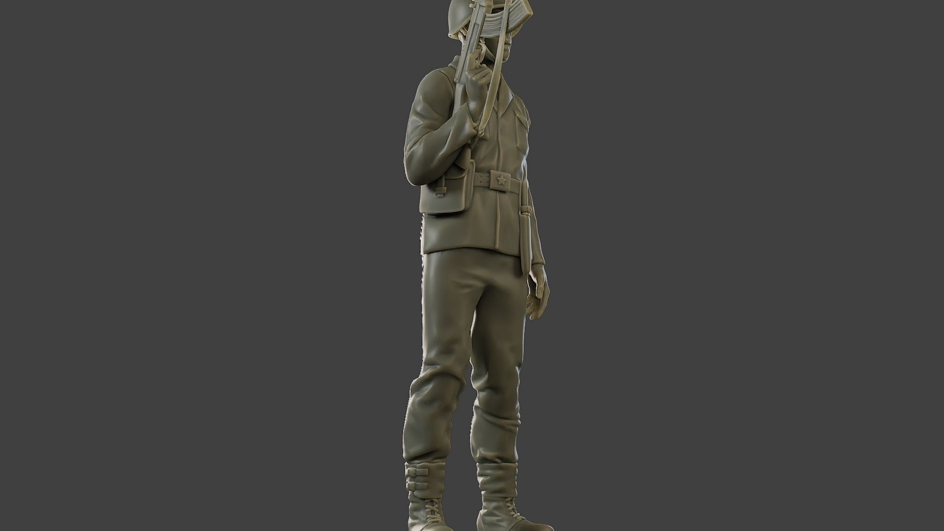 CzechSlovak Communist Soldier CCS1 003 3D print model_13