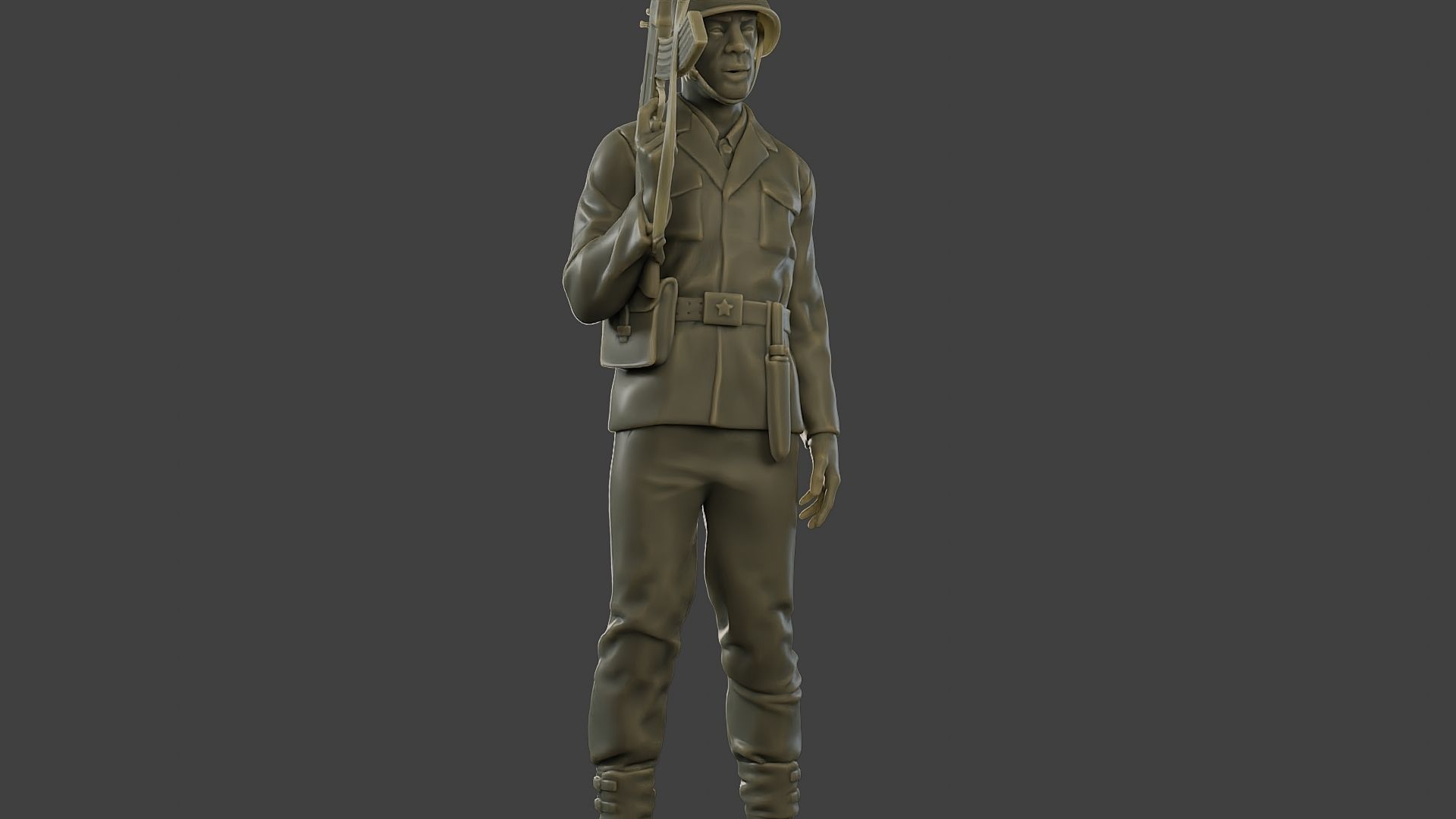 CzechSlovak Communist Soldier CCS1 003 3D print model_28