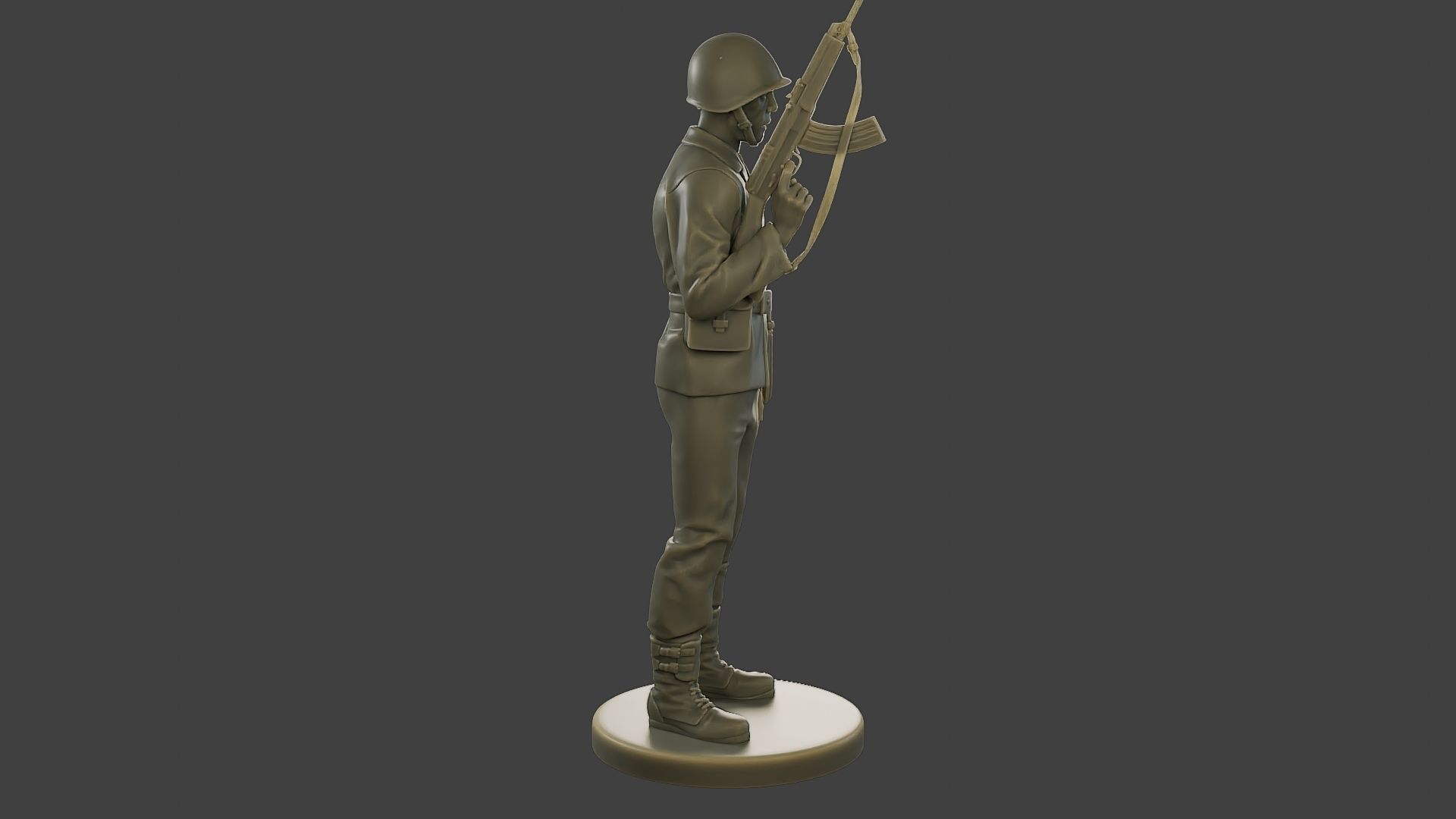 CzechSlovak Communist Soldier CCS1 003 3D print model_9