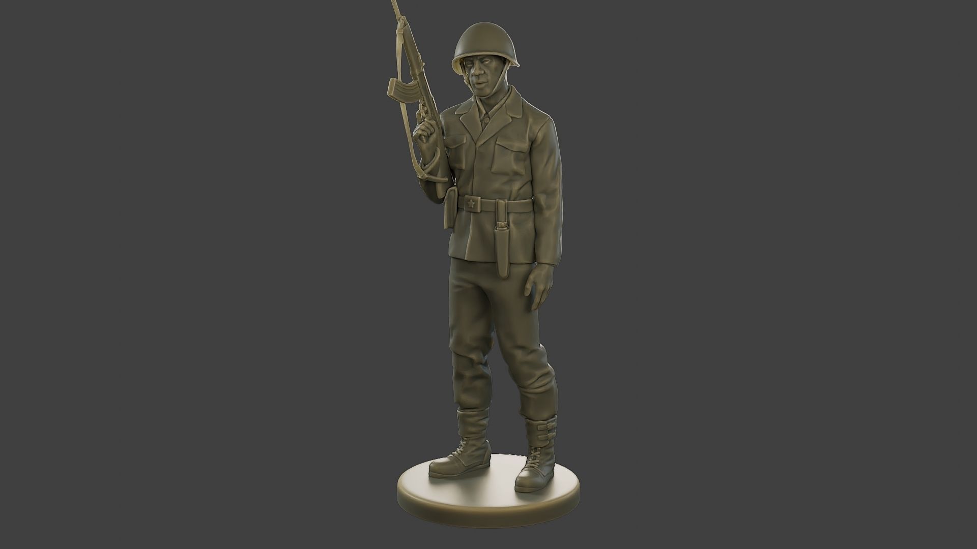 CzechSlovak Communist Soldier CCS1 003 3D print model_2
