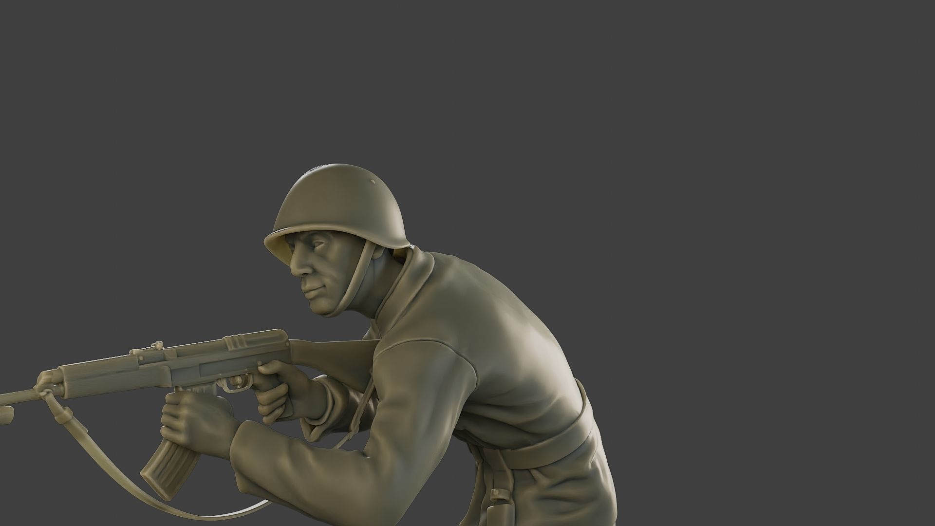 CzechSlovak Communist Soldier CCS1 004 3D print model_18
