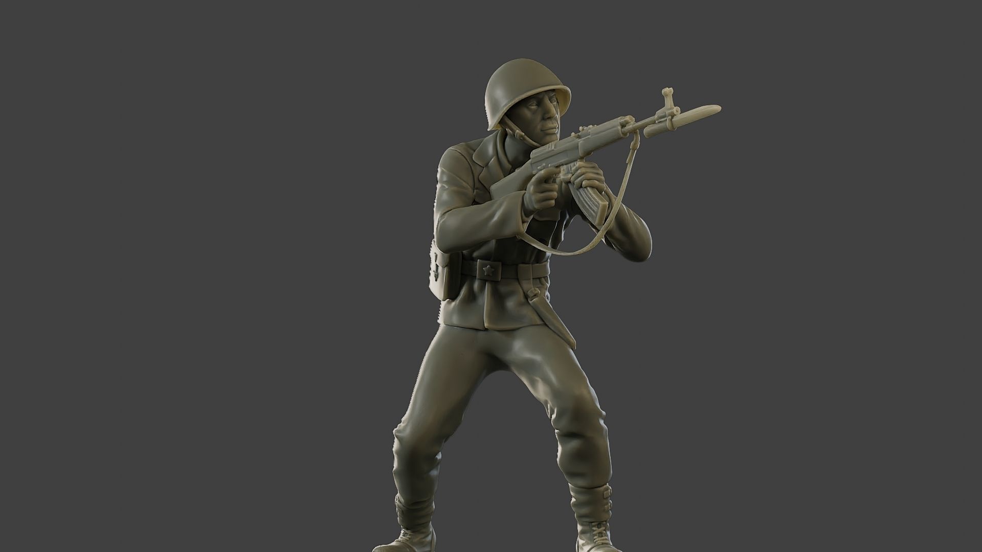 CzechSlovak Communist Soldier CCS1 004 3D print model_13