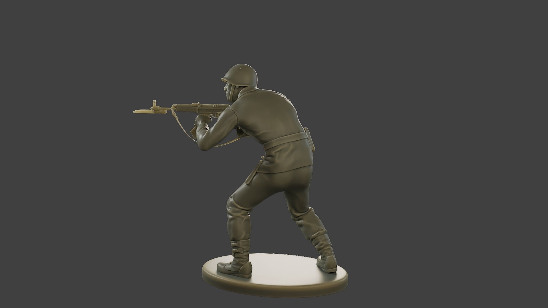 CzechSlovak Communist Soldier CCS1 004 3D print model_4