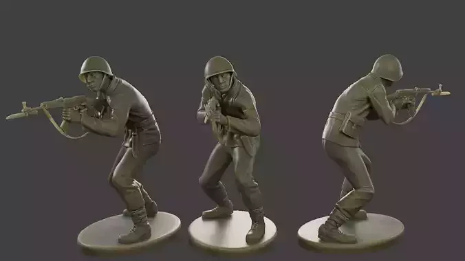 CzechSlovak Communist Soldier CCS1 004 3D print model