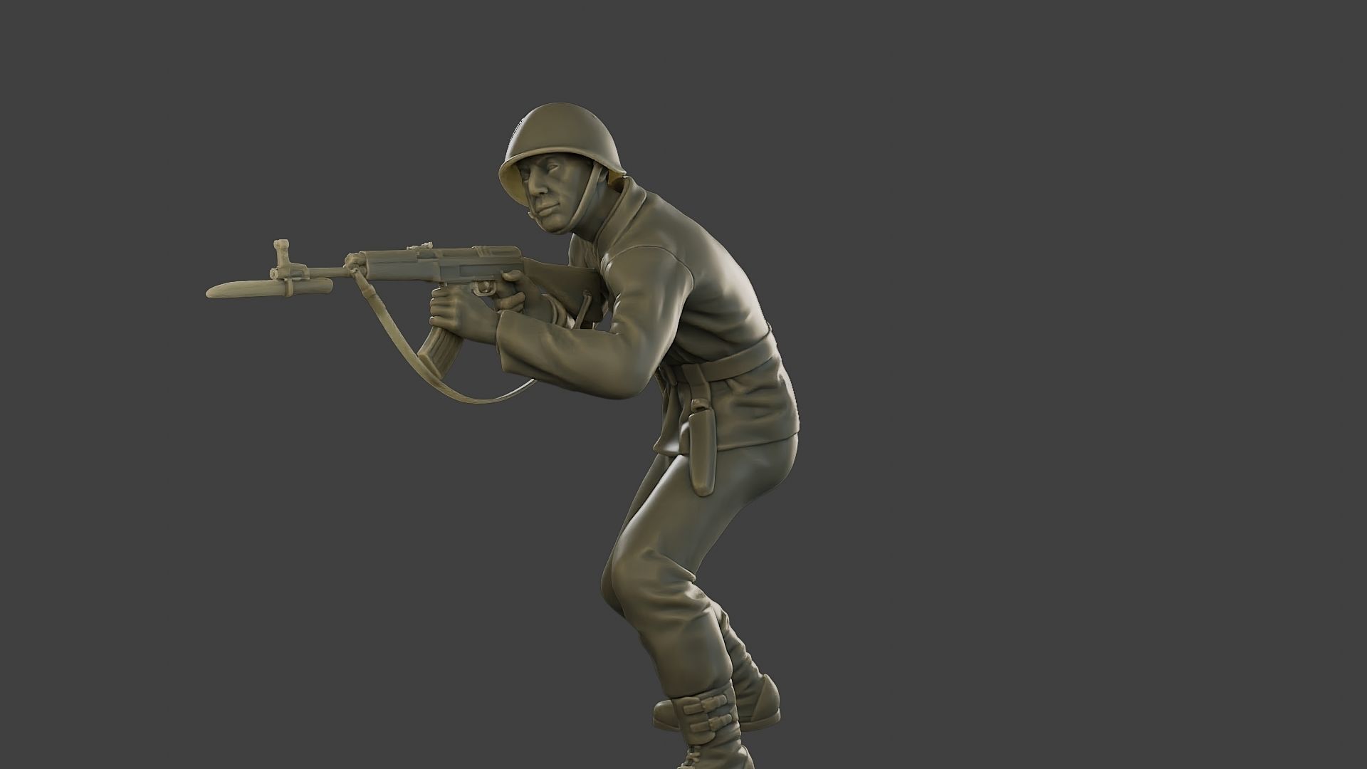 CzechSlovak Communist Soldier CCS1 004 3D print model_27