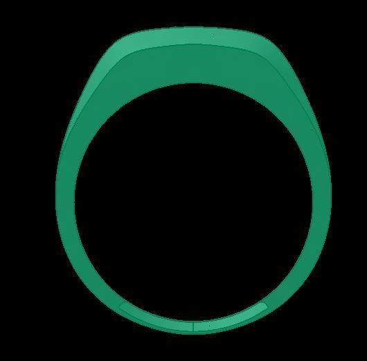 man ring 3D print model_10