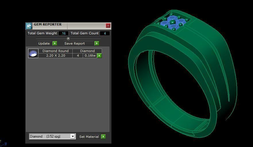 man ring 3D print model_15