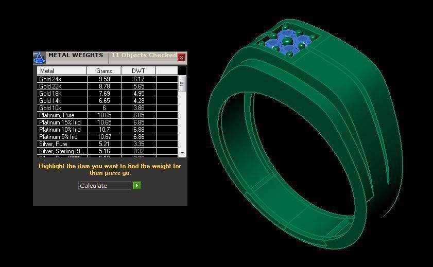 man ring 3D print model_14
