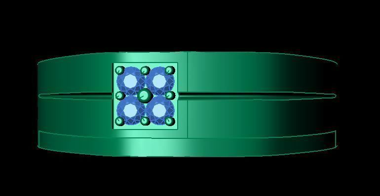 man ring 3D print model_9