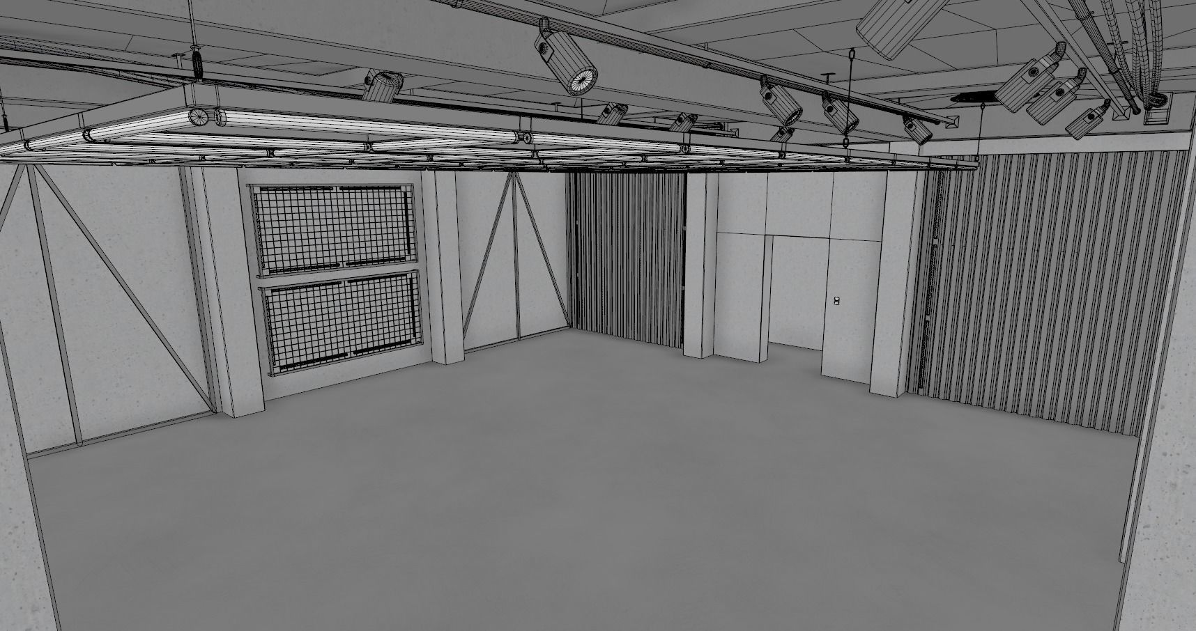 Neon Urban Room 1 3D model_14