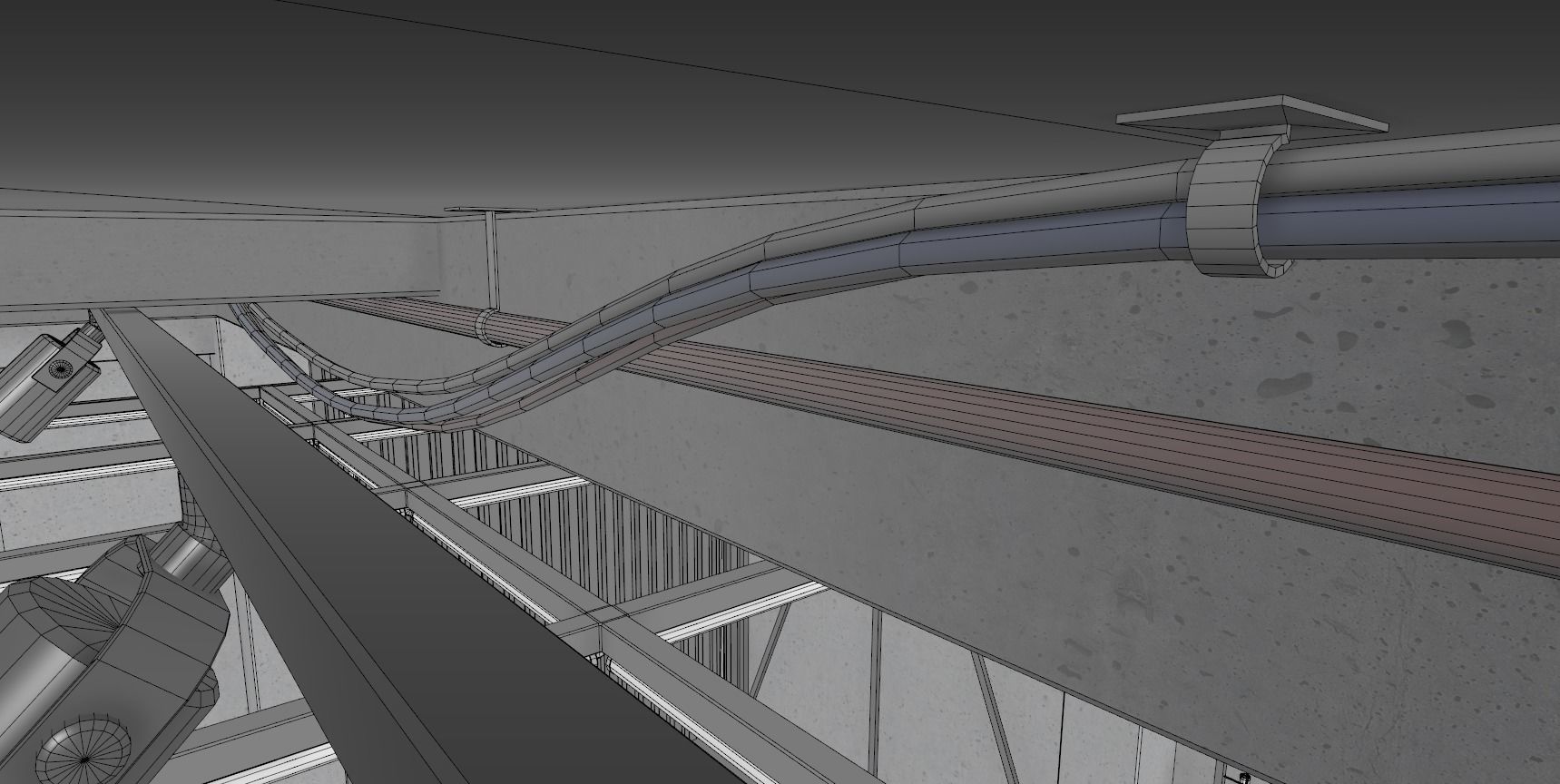 Neon Urban Room 1 3D model_13