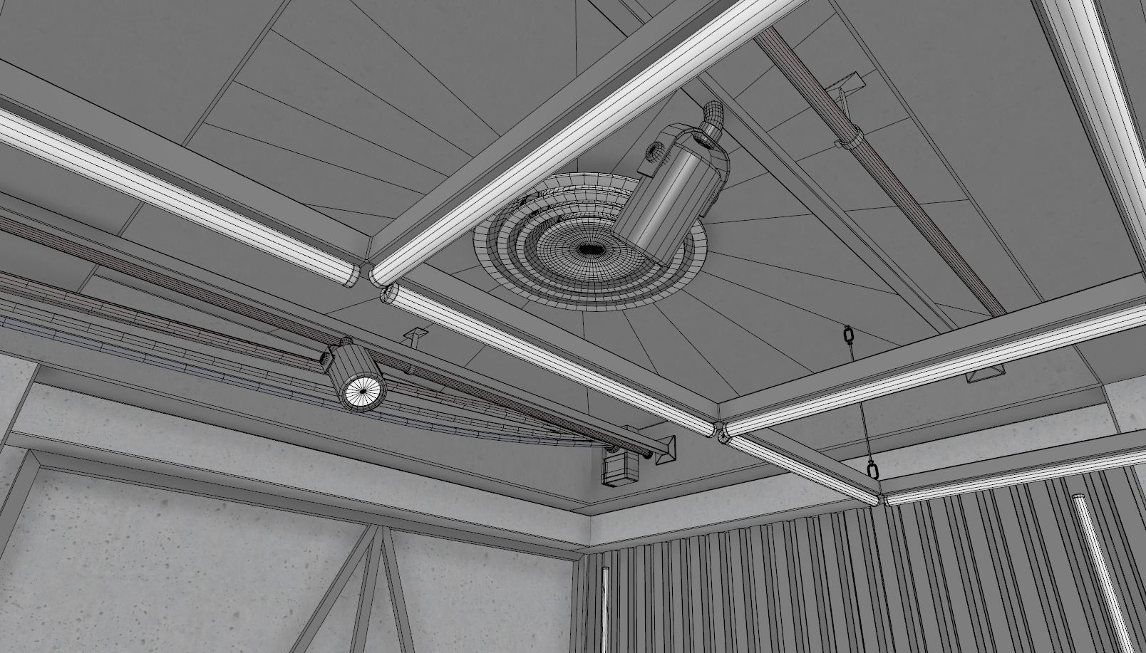 Neon Urban Room 1 3D model_10