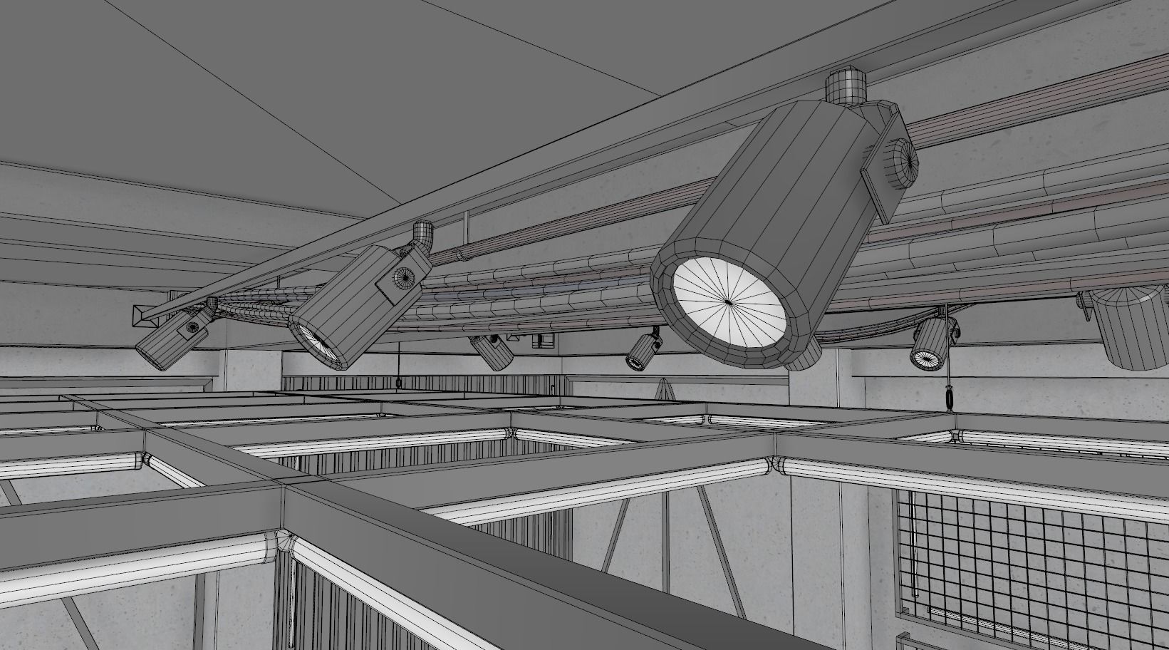 Neon Urban Room 1 3D model_11