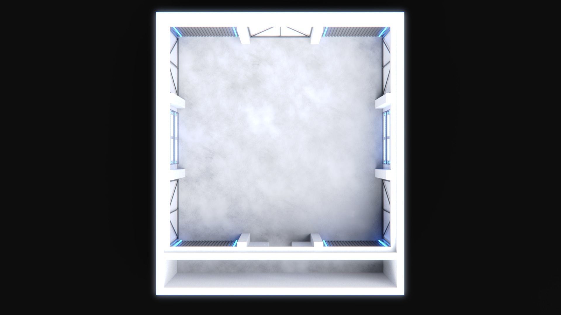 Neon Urban Room 1 3D model_8